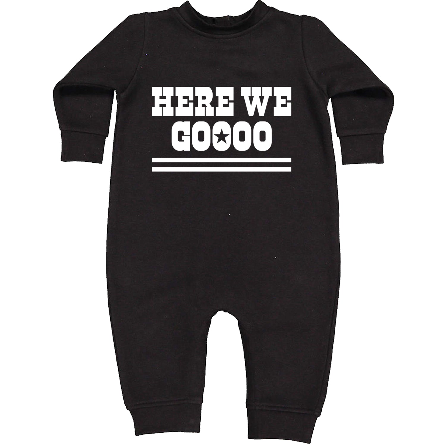 Here We Go Dem Boys Dallas Football Toddler Hoodie And Infant Fleece Romper Black