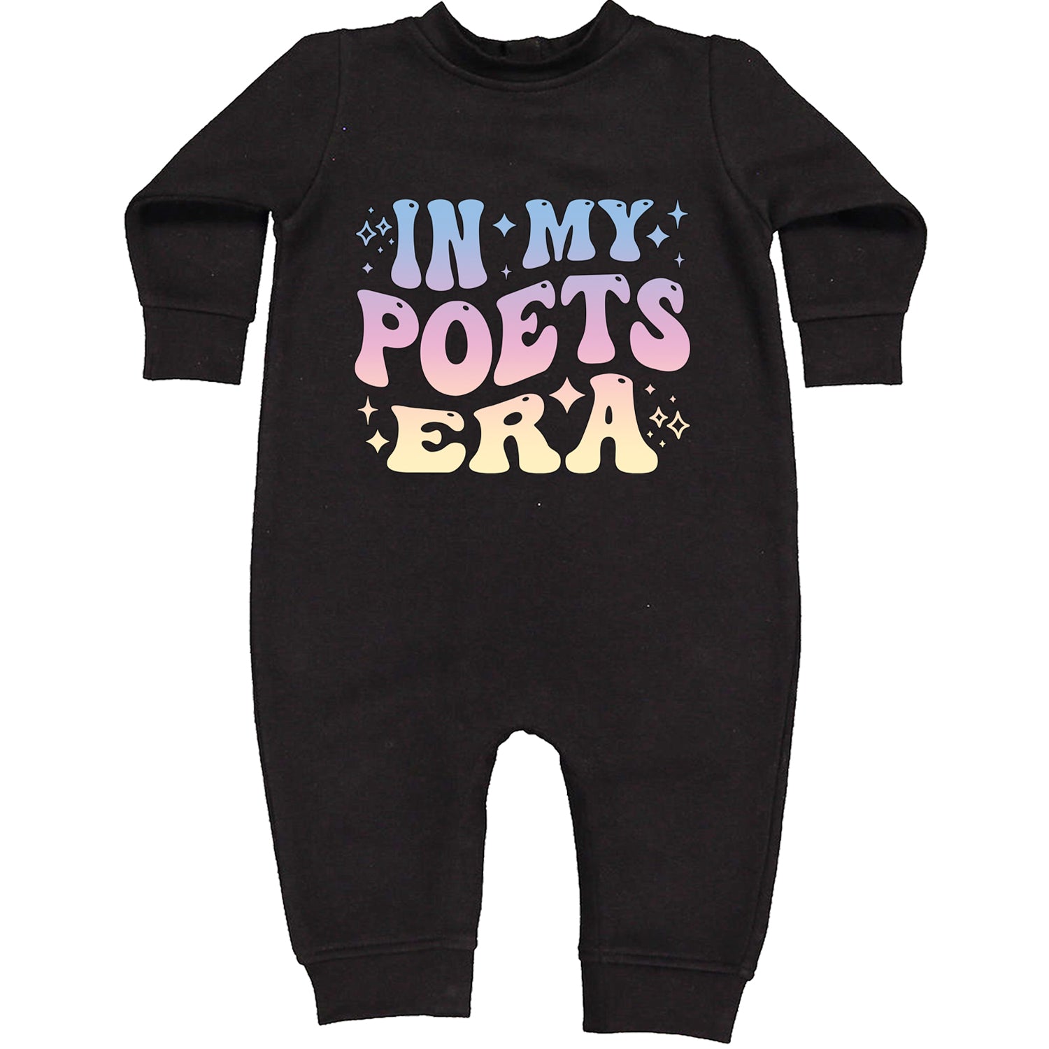 In My Poet Era Tie Dye TTPD Music Toddler Hoodie And Infant Fleece Romper Black