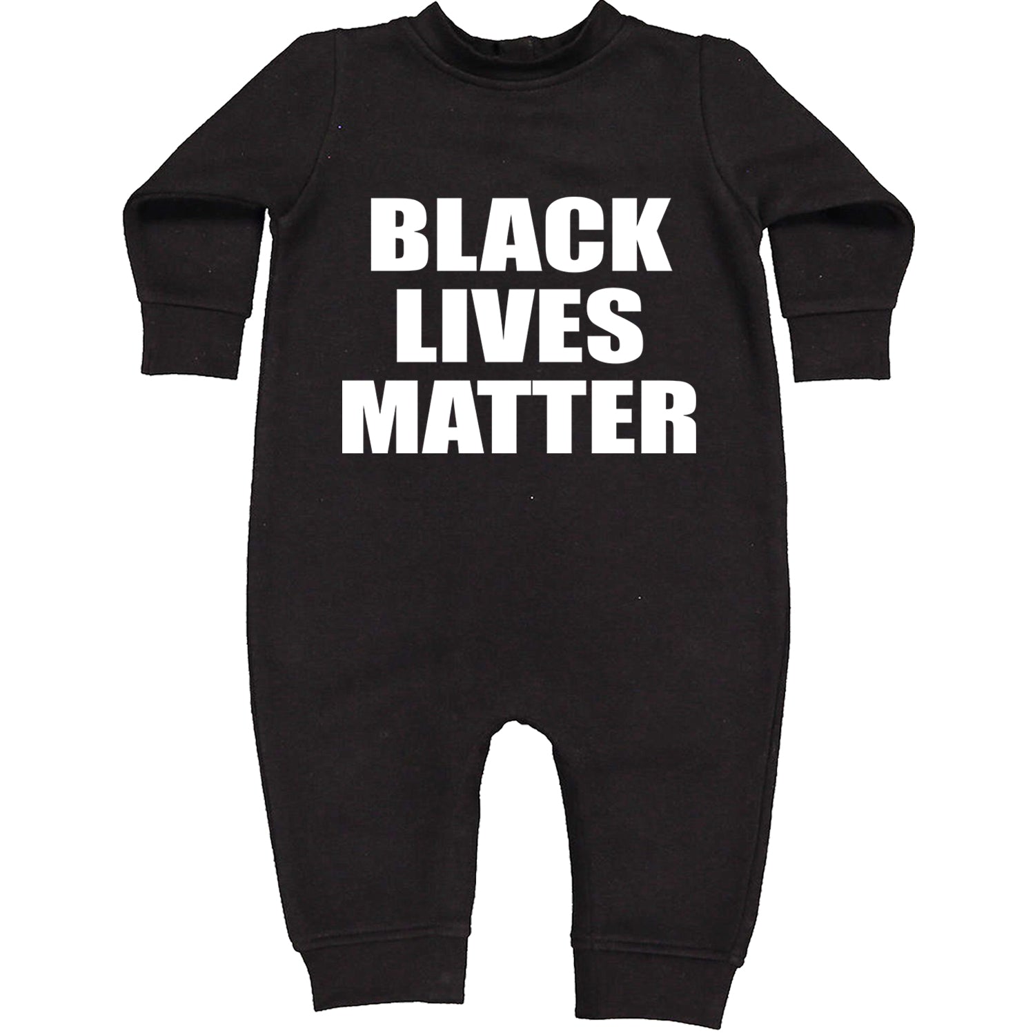 Black Lives Matter BLM Toddler Hoodie And Infant Fleece Romper Black