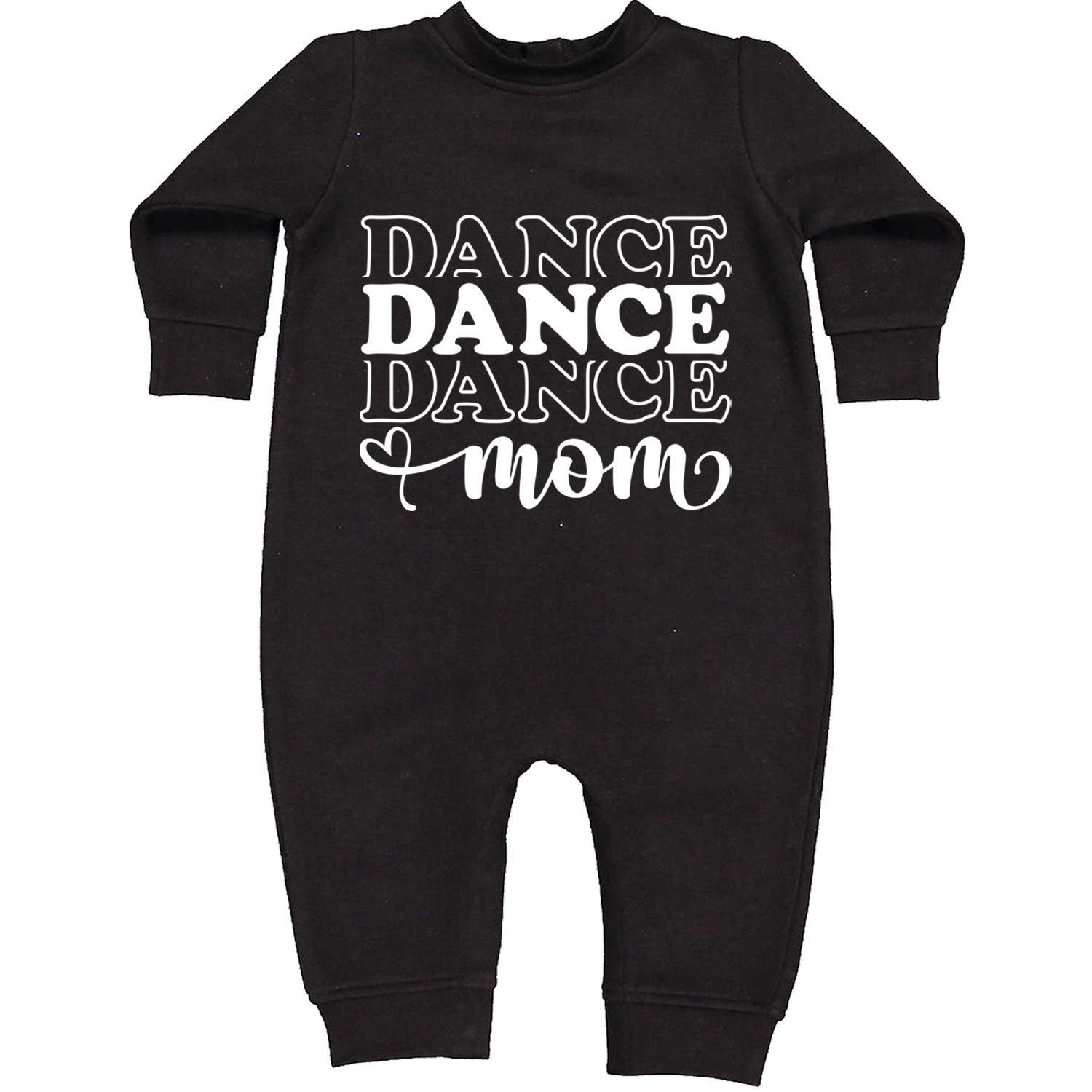 Dance Mom Toddler Hoodie And Infant Fleece Romper Black