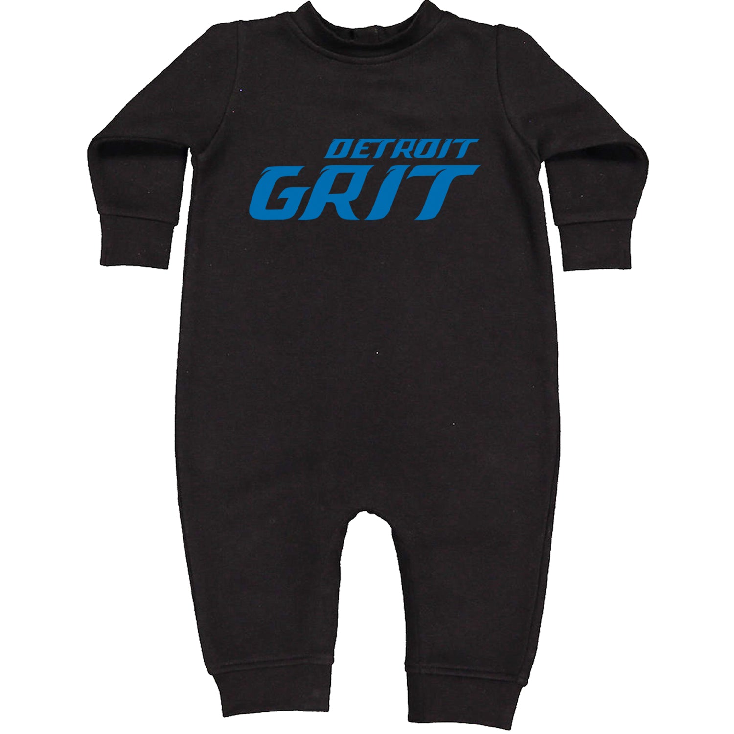 Grit Detroit Football Hard Knocks Toddler Hoodie And Infant Fleece Romper Black