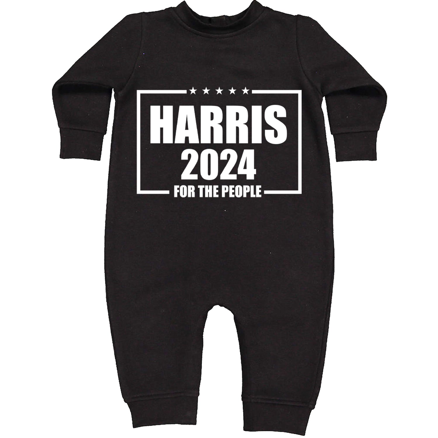 Harris 2024 - Vote For Kamala For President Toddler Hoodie And Infant Fleece Romper Black