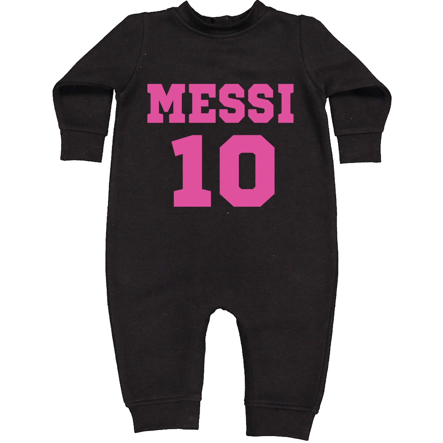 Messi World Soccer Futbol Messiami Toddler Hoodie And Infant Fleece Romper Black