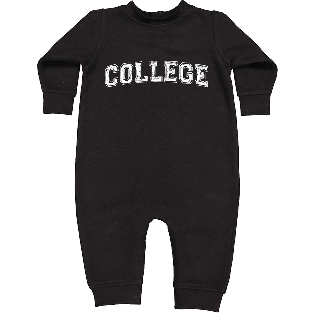 College Belushi Frat House Party Bluto Tribute Animal Toddler Hoodie And Infant Fleece Romper Black
