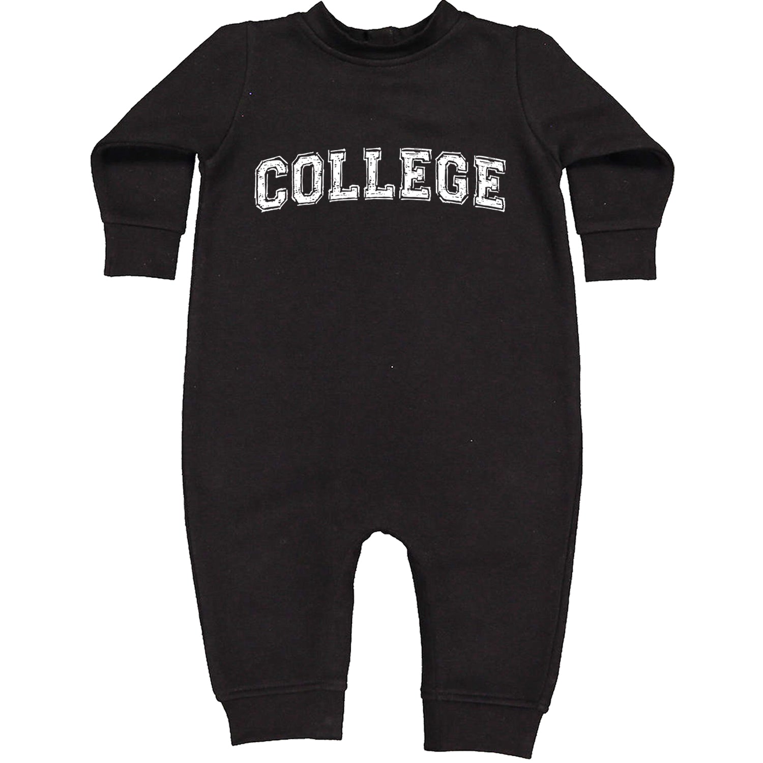 College Belushi Frat House Party Bluto Tribute Animal Toddler Hoodie And Infant Fleece Romper Black