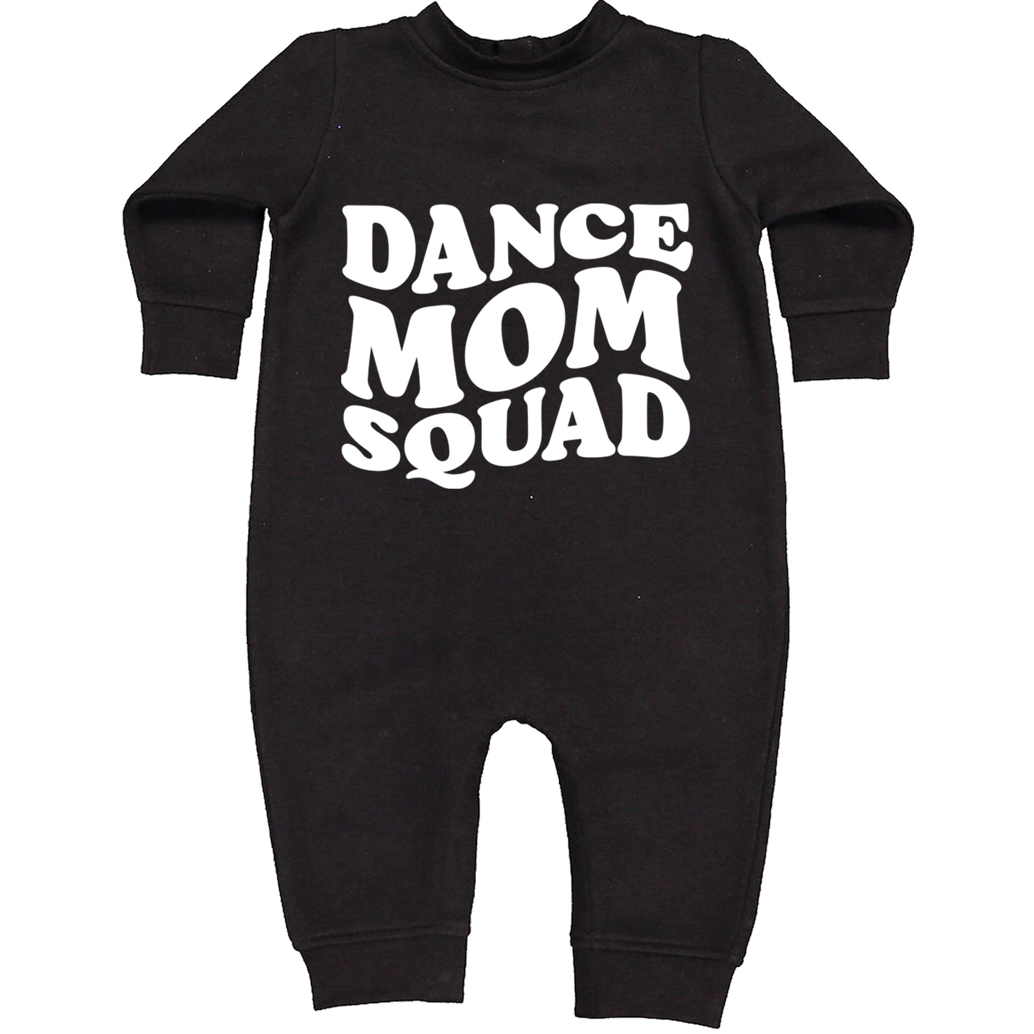 Dance Mom Squad Toddler Hoodie And Infant Fleece Romper Black