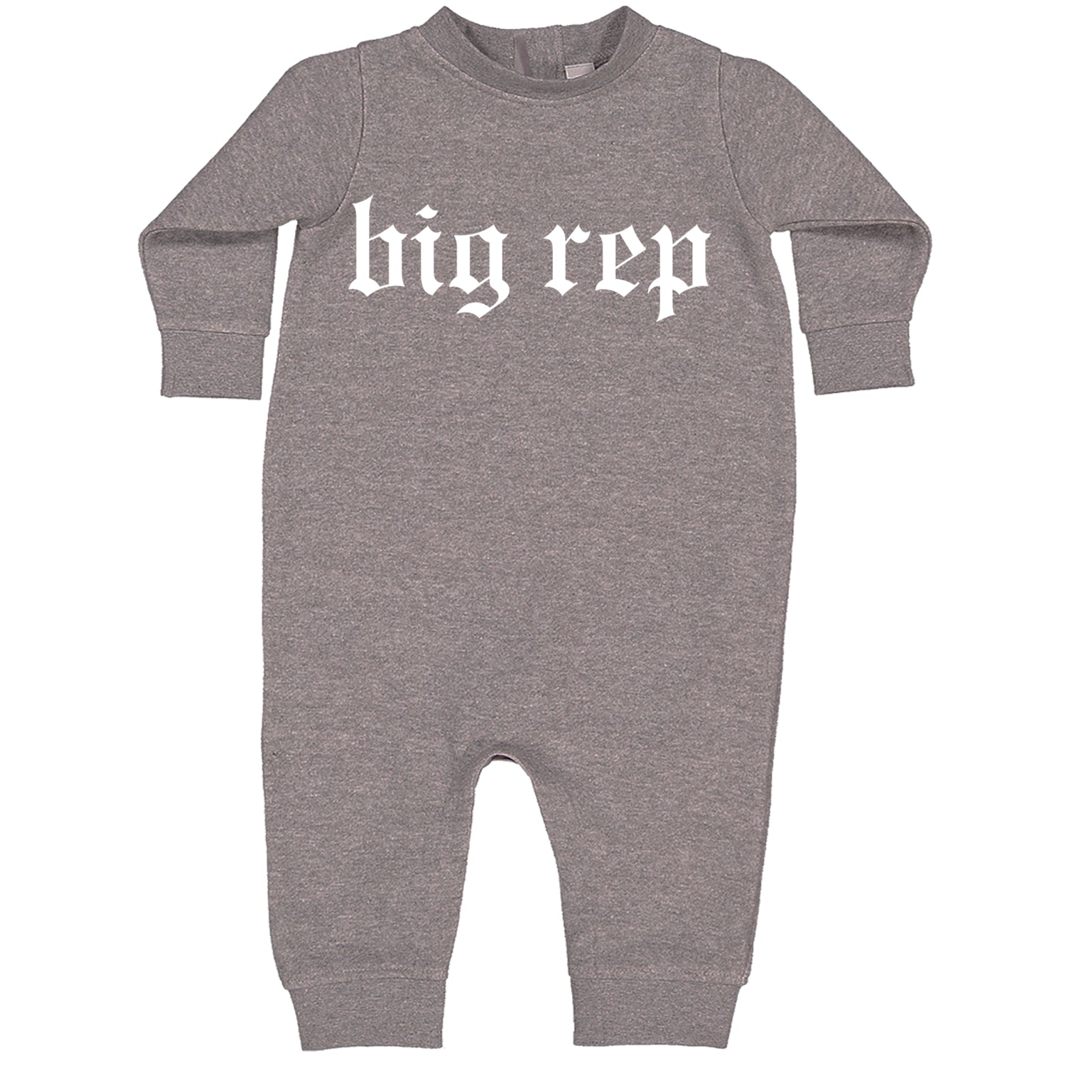 Big Rep Reputation Music Lover Gift Fan Favorite Toddler Hoodie And Infant Fleece Romper Heather Grey