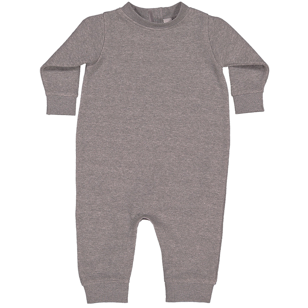 Basics - Pure &amp; Simple Blank Apparel Toddler Hoodie And Infant Fleece Romper Heather Grey