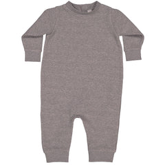 Basics - Pure &amp; Simple Blank Apparel Toddler Hoodie And Infant Fleece Romper Heather Grey
