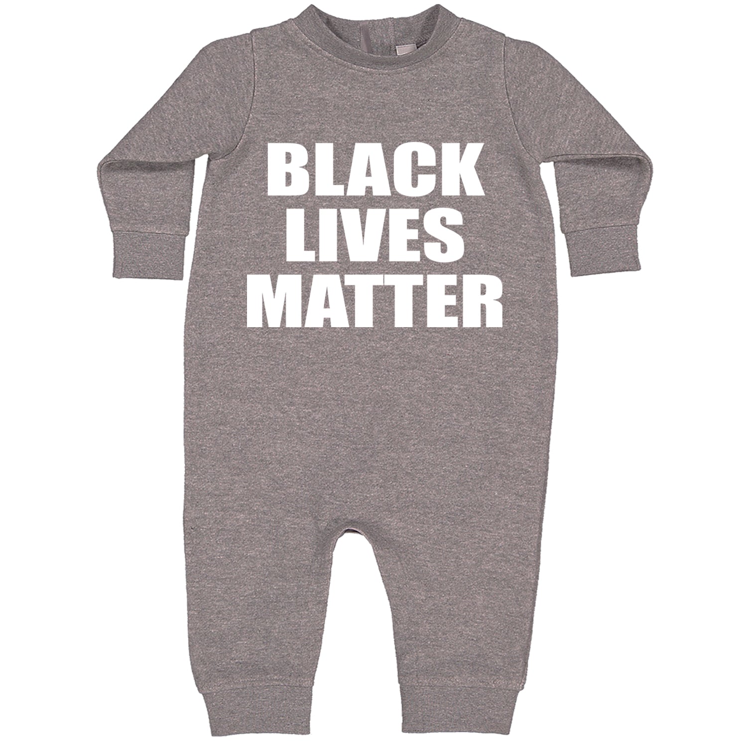 Black Lives Matter BLM Toddler Hoodie And Infant Fleece Romper Heather Grey