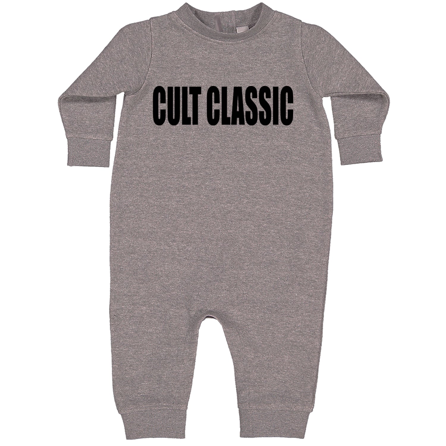 Cult Classic Pop Music Club Toddler Hoodie And Infant Fleece Romper Heather Grey