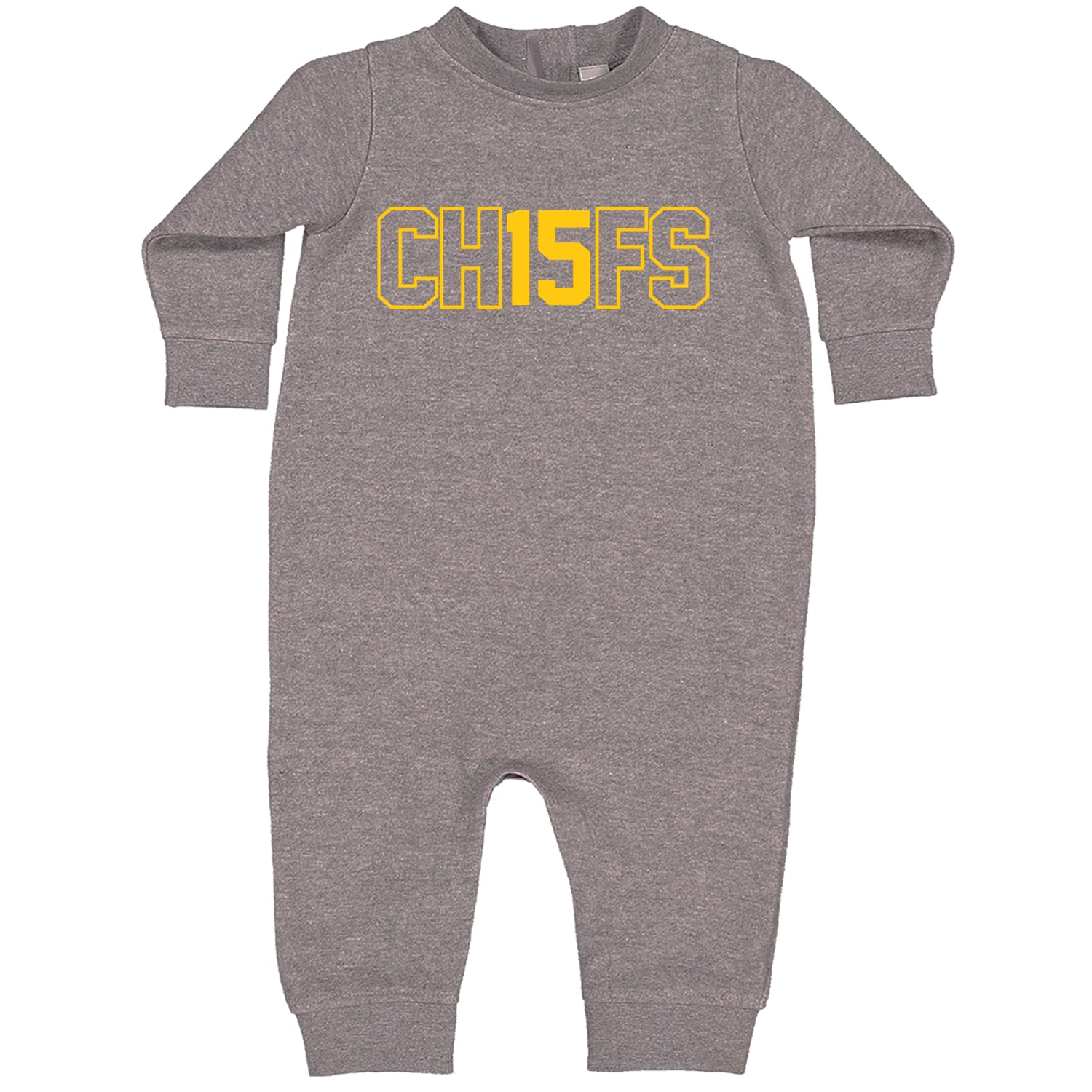 Ch15fs Chief 15 Shirt Toddler Hoodie And Infant Fleece Romper Heather Grey
