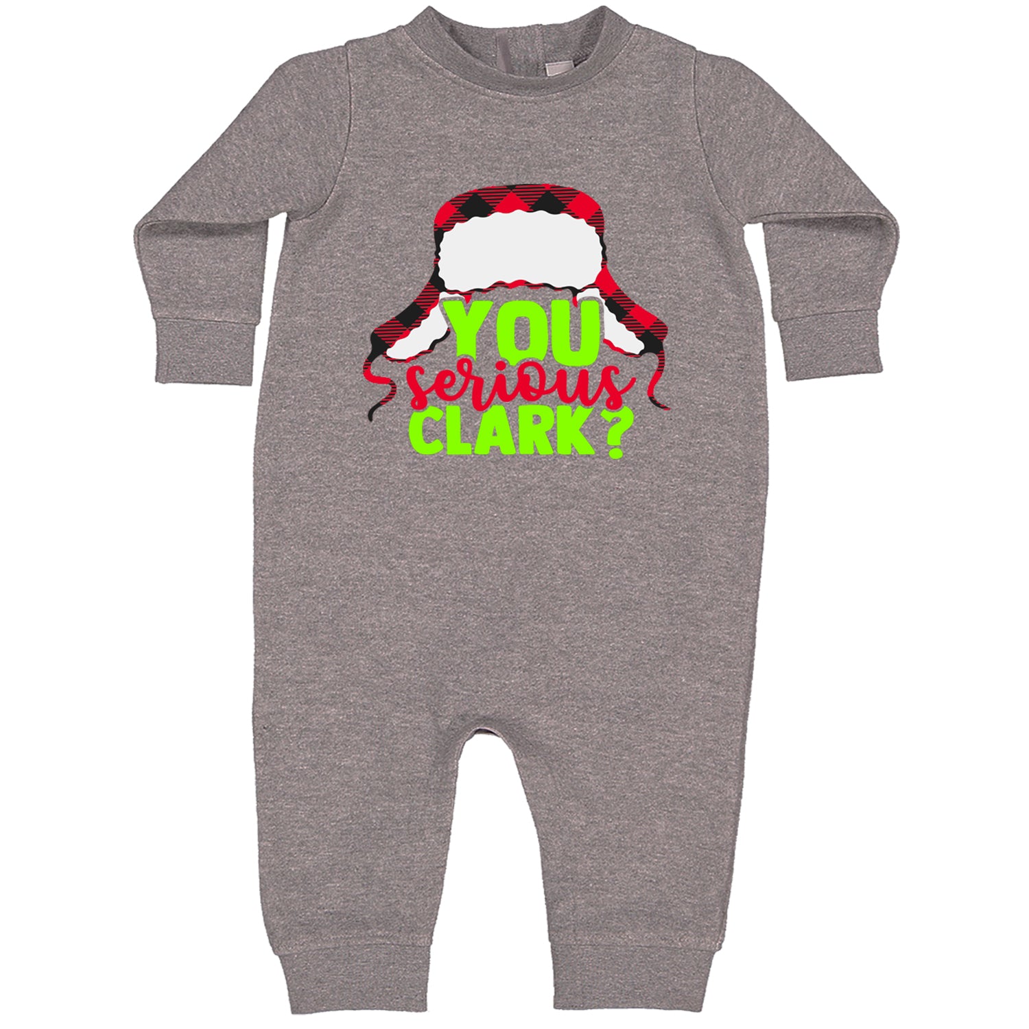 You Serious Clark? Griswold Toddler Hoodie And Infant Fleece Romper Heather Grey