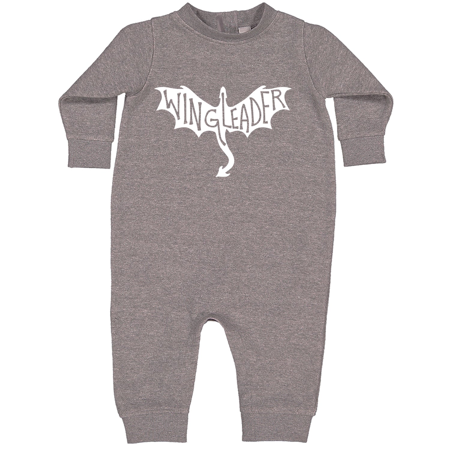 Wingleader Basgiath War College Toddler Hoodie Or Infant Fleece Romper Heather Grey