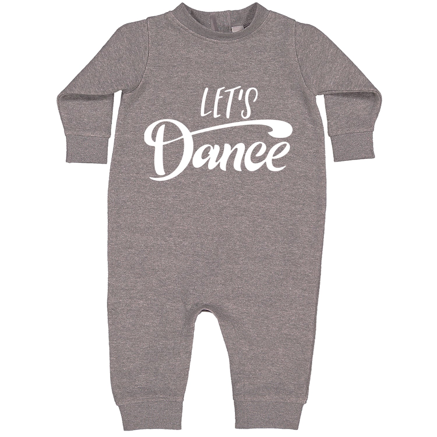 Let's Dance Toddler Hoodie And Infant Fleece Romper Heather Grey