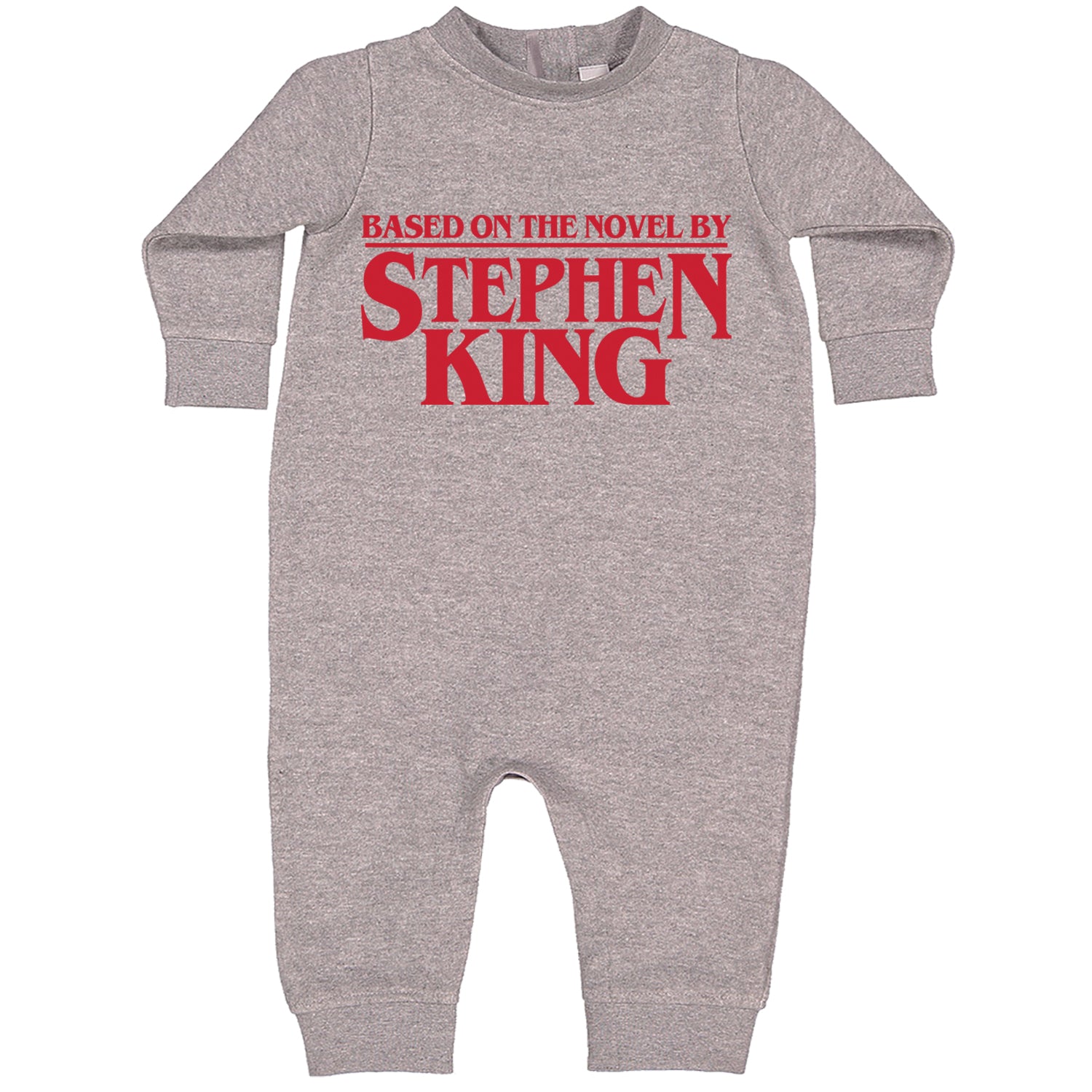 Based On The Novel By Stephen King Toddler Hoodie And Infant Fleece Romper Heather Grey