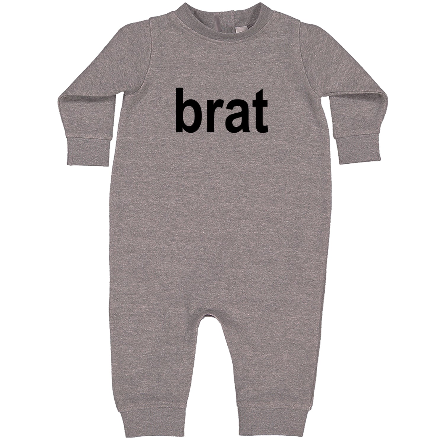 Brat Lime Green I'm So Julia Toddler Hoodie And Infant Fleece Romper Heather Grey