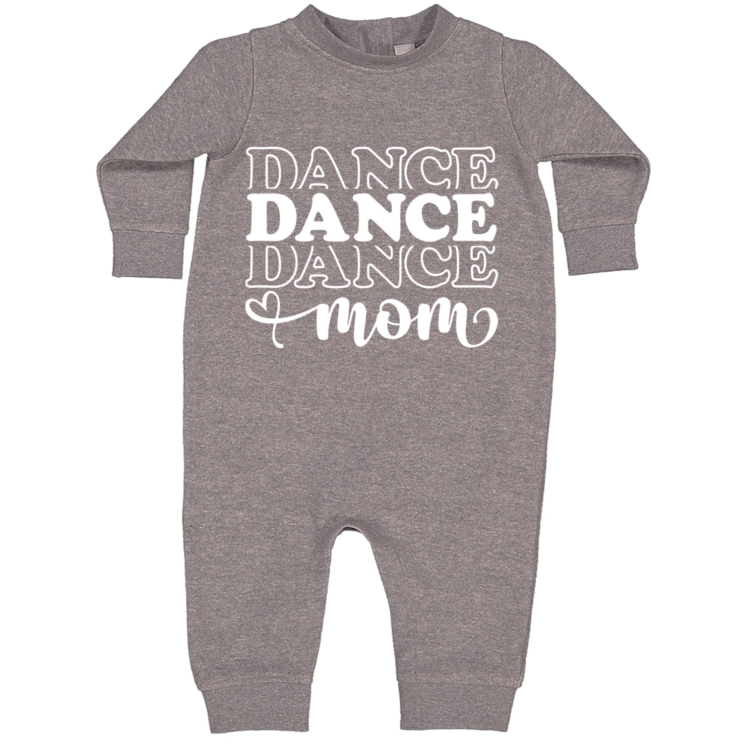 Dance Mom Toddler Hoodie And Infant Fleece Romper Heather Grey