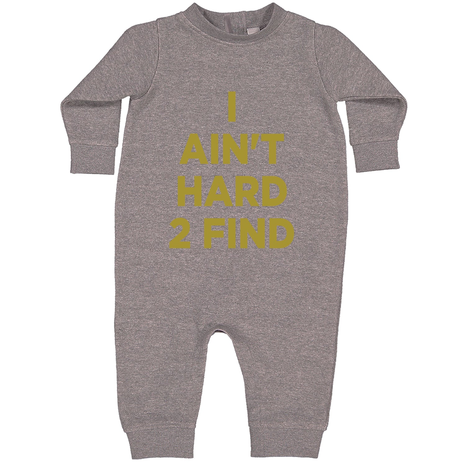 I Ain't Hard To Find Coach Prime Toddler Hoodie And Infant Fleece Romper Heather Grey