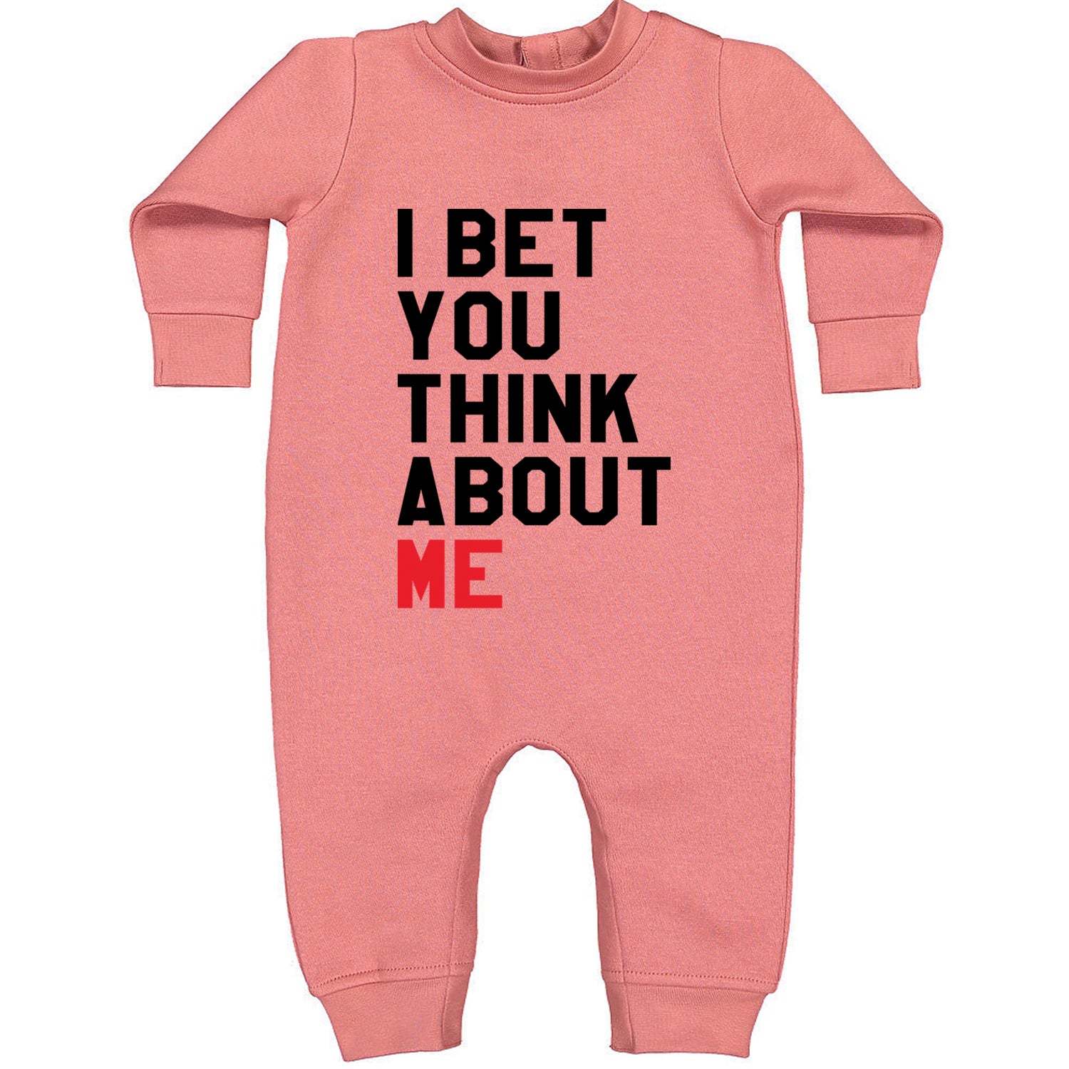 I Bet You Think About Me New TTPD Era Toddler Hoodie And Infant Fleece Romper Mauve