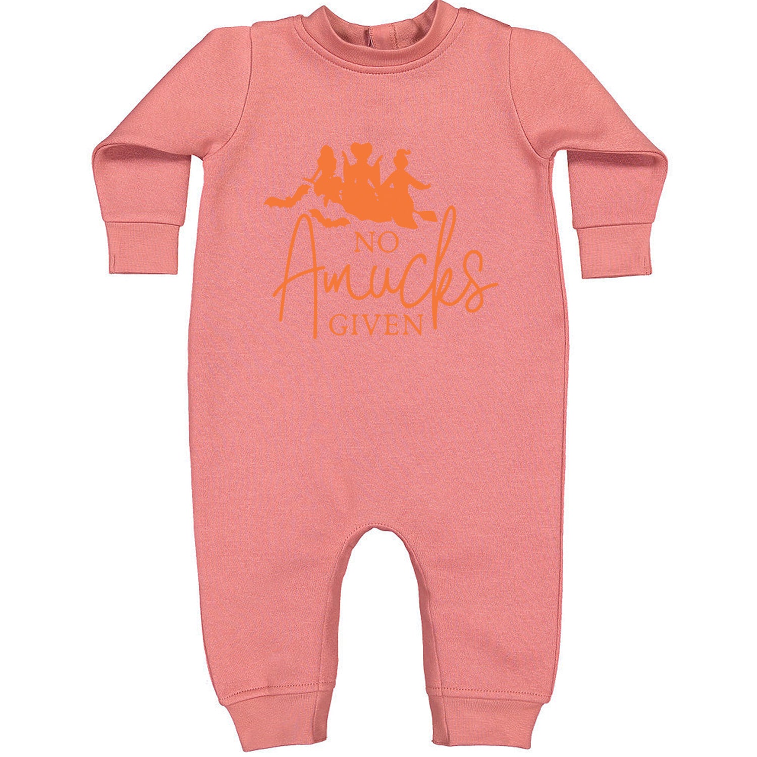 No Amucks Given Hocus Pocus Toddler Hoodie And Infant Fleece Romper Mauve