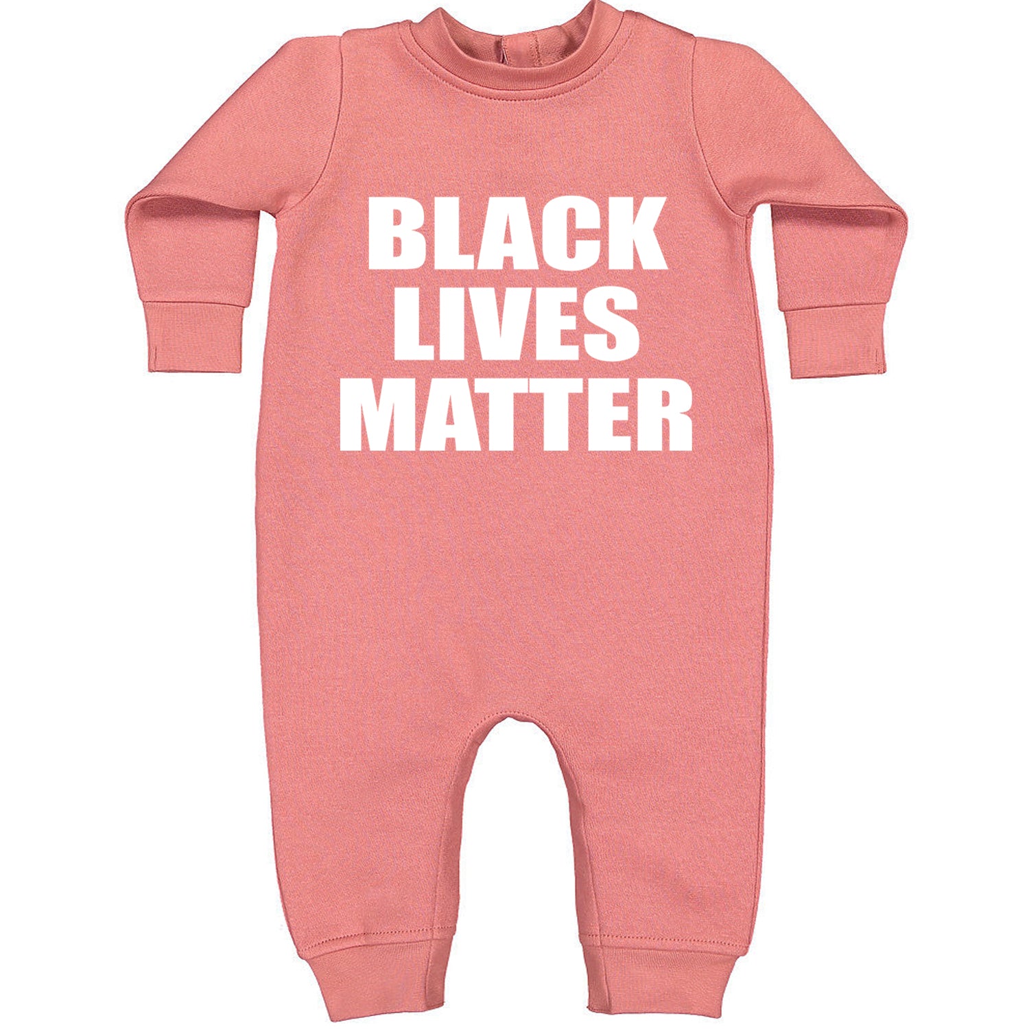 Black Lives Matter BLM Toddler Hoodie And Infant Fleece Romper Mauve