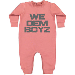 WE Dem Boys Dallas  Toddler Hoodie And Infant Fleece Romper Mauve