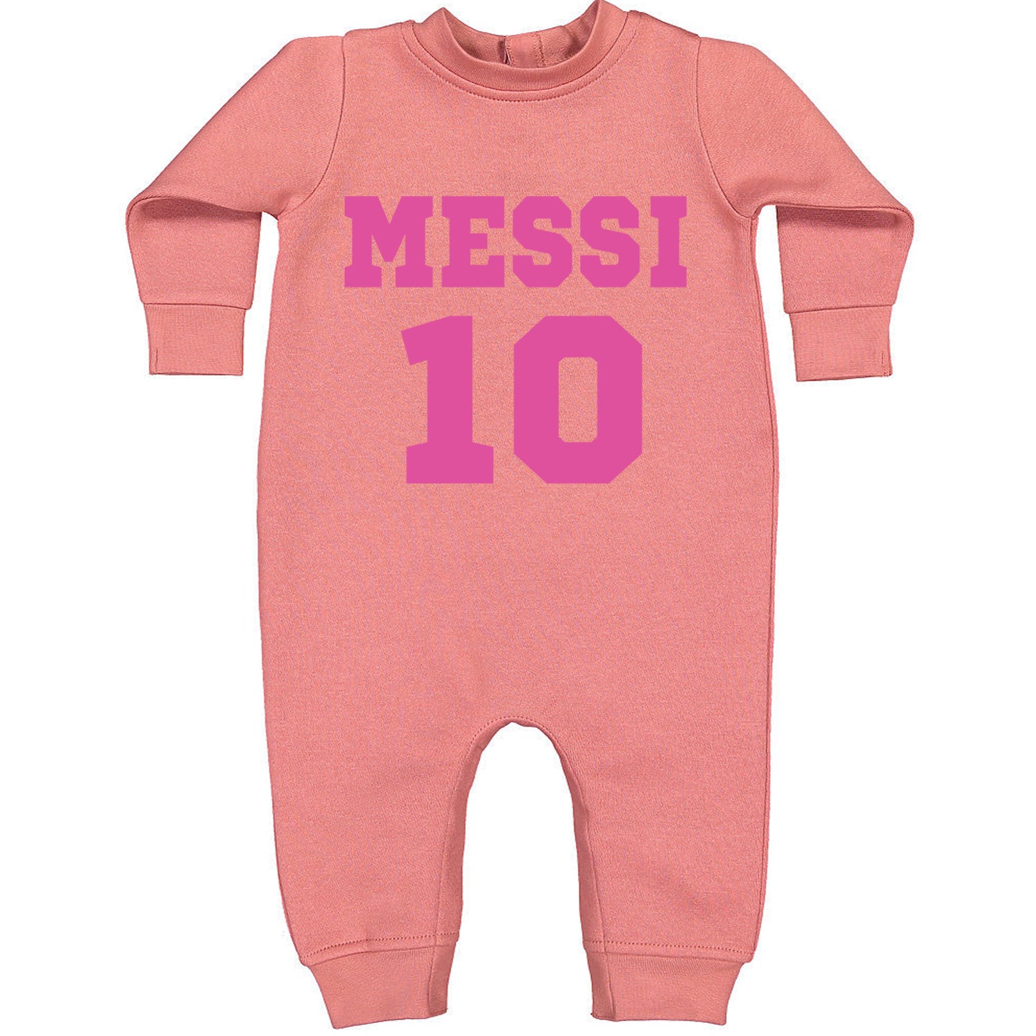 Messi World Soccer Futbol Messiami Toddler Hoodie And Infant Fleece Romper Mauve