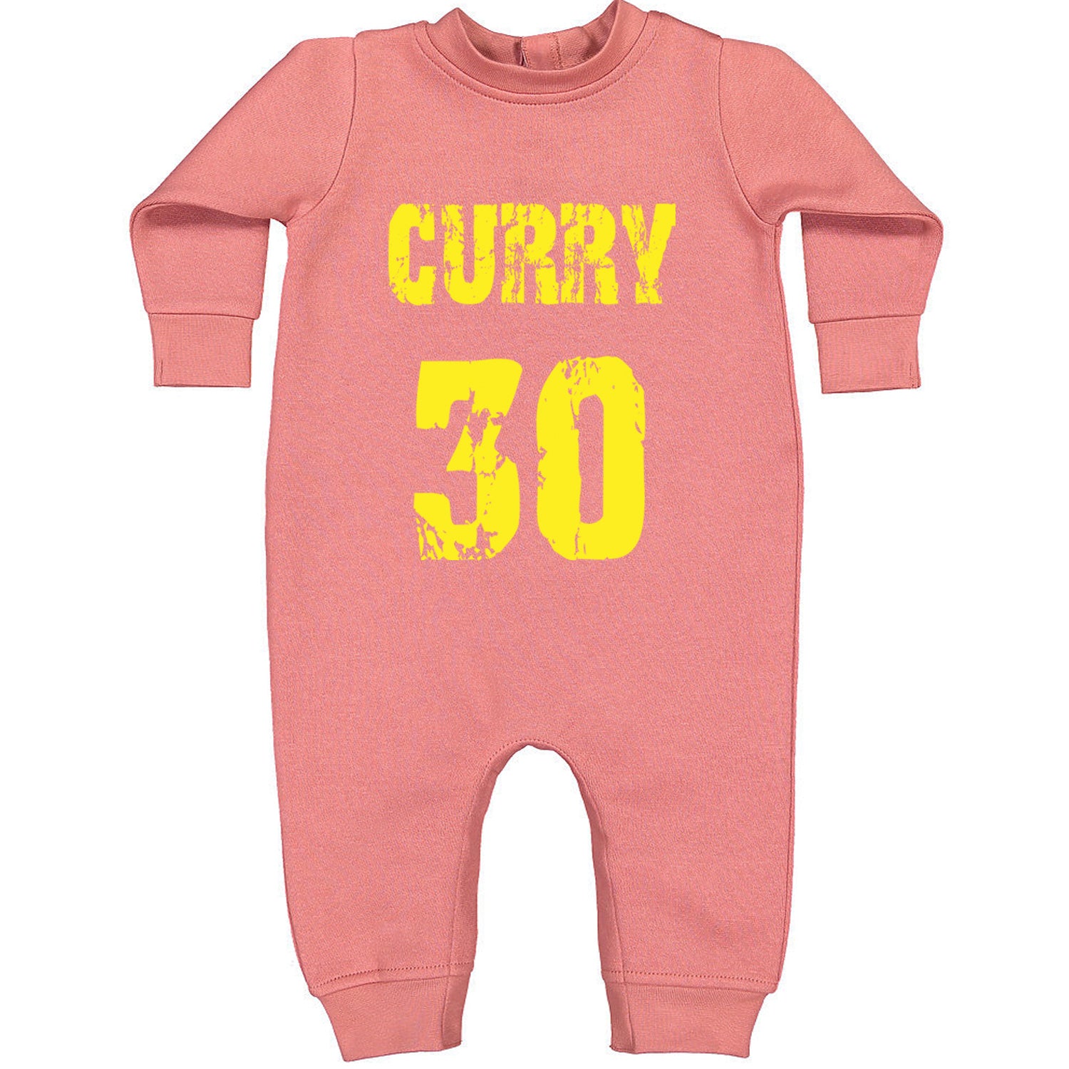 Curry #30 Toddler Hoodie And Infant Fleece Romper Mauve