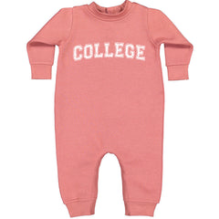 College Belushi Frat House Party Bluto Tribute Animal Toddler Hoodie And Infant Fleece Romper Mauve