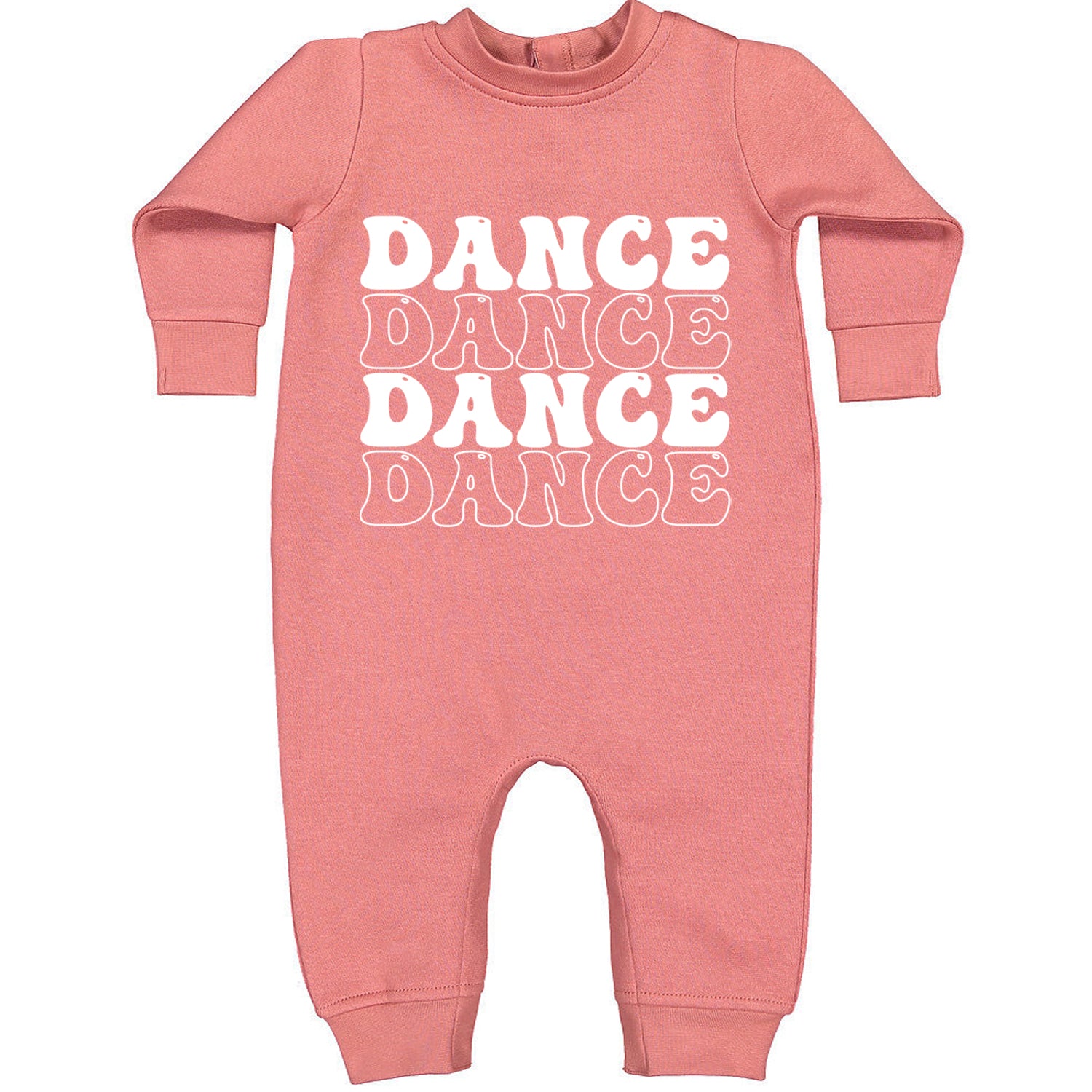 Dance Dance Dance Dance Toddler Hoodie And Infant Fleece Romper Mauve