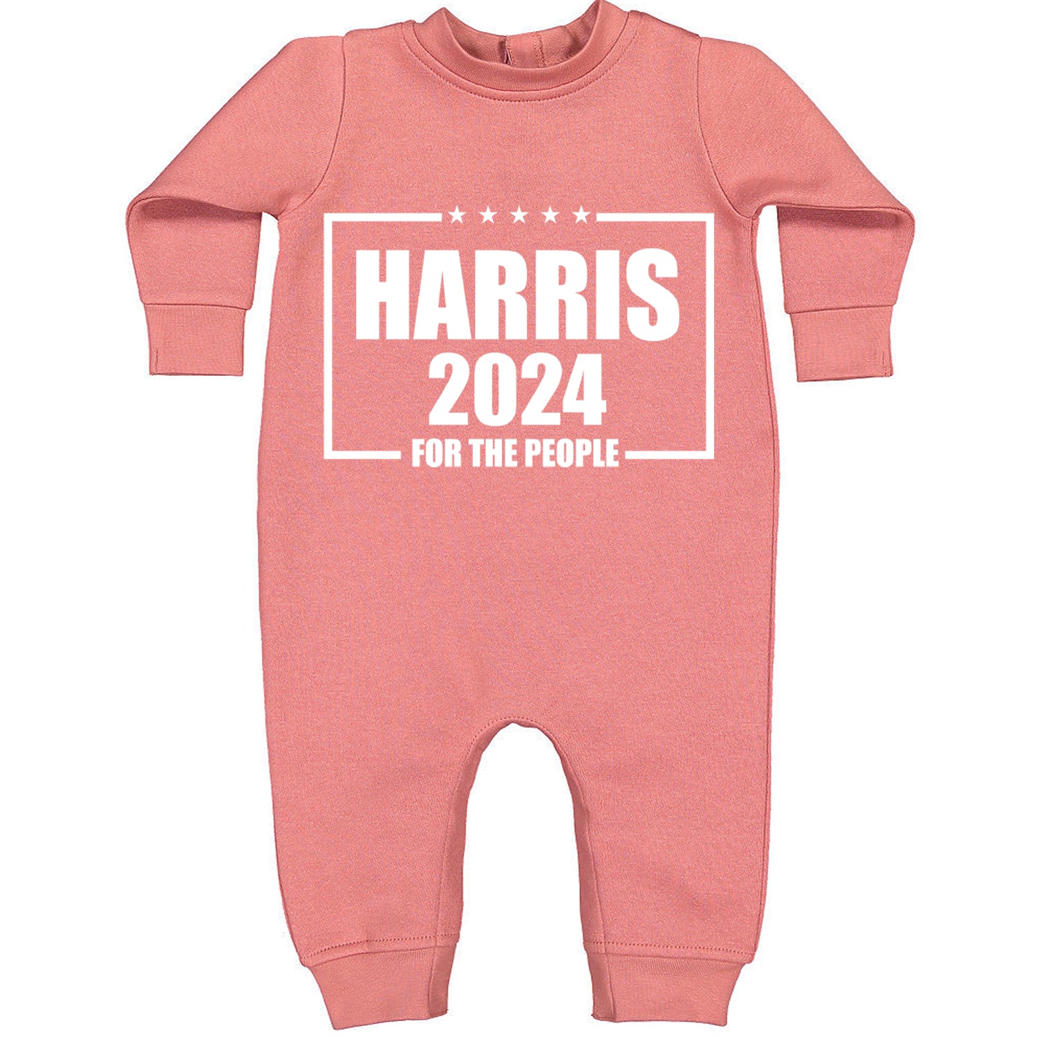 Harris 2024 - Vote For Kamala For President Toddler Hoodie And Infant Fleece Romper Mauve