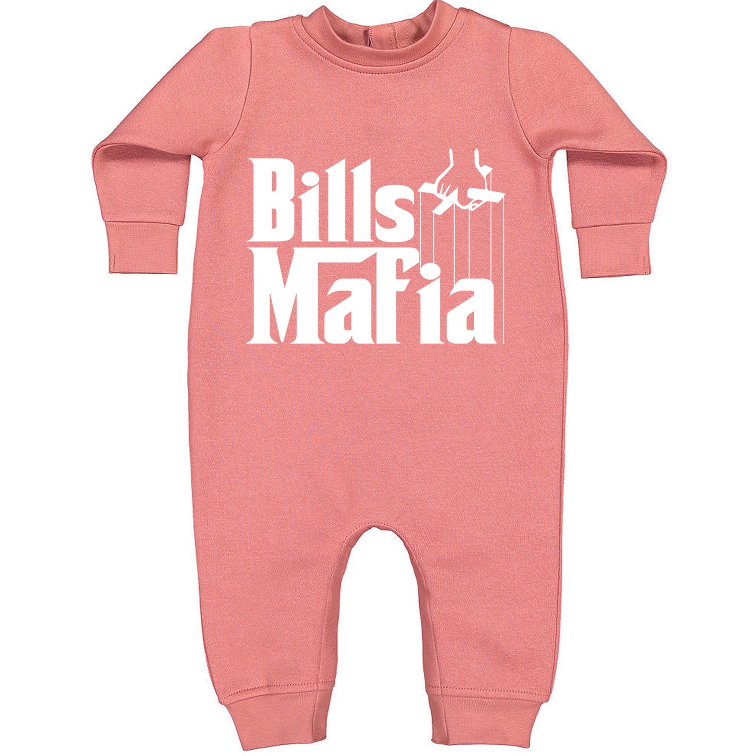 Mafia Bills Mafia Godfather Toddler Hoodie And Infant Fleece Romper Mauve