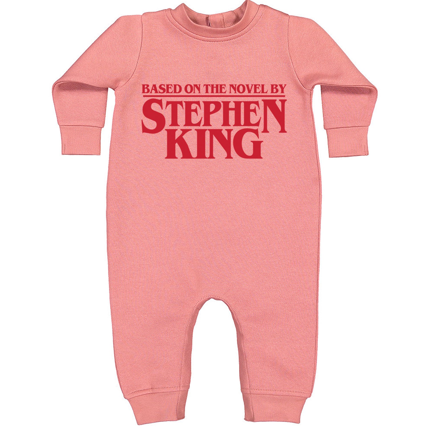 Based On The Novel By Stephen King Toddler Hoodie And Infant Fleece Romper Mauve