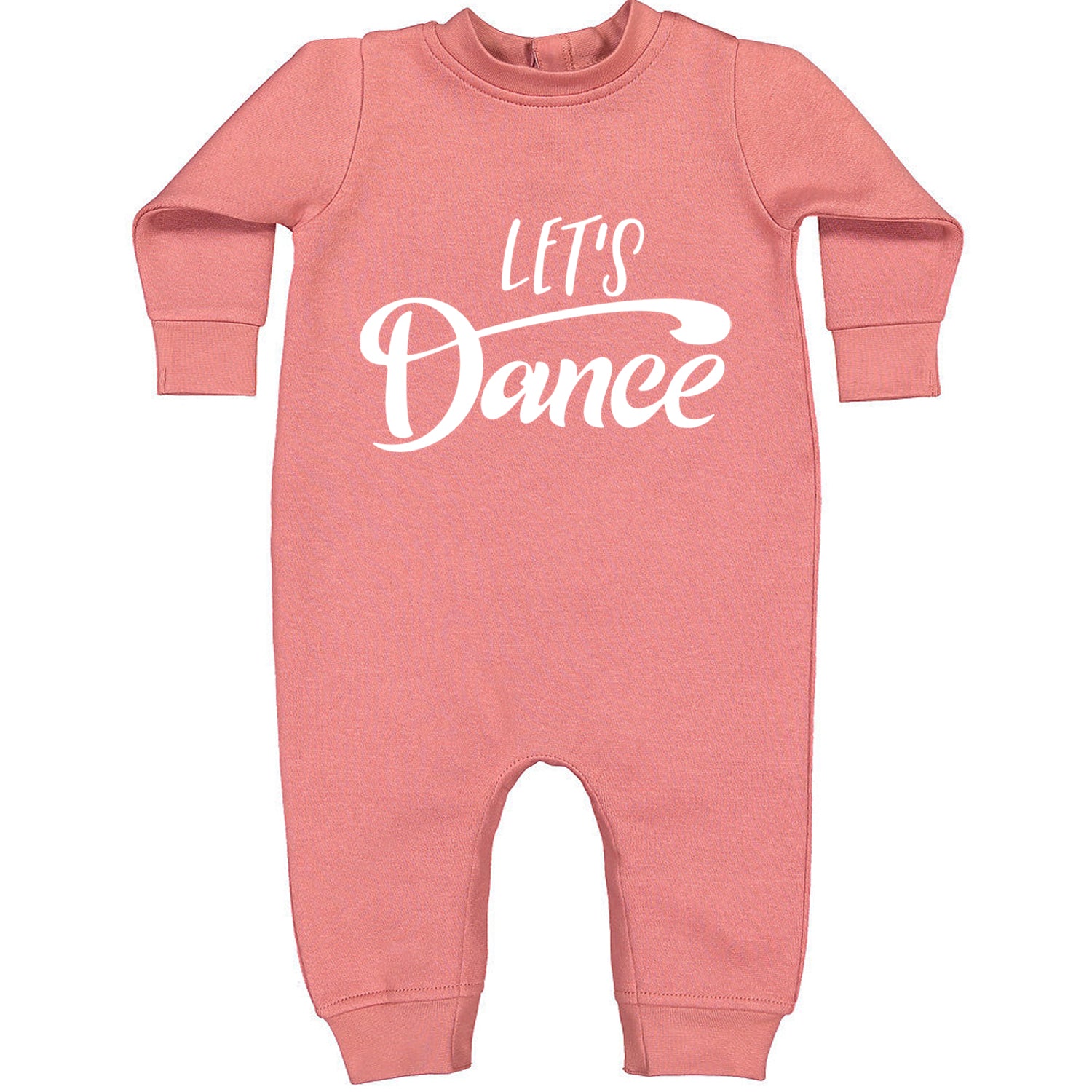 Let's Dance Toddler Hoodie And Infant Fleece Romper Mauve