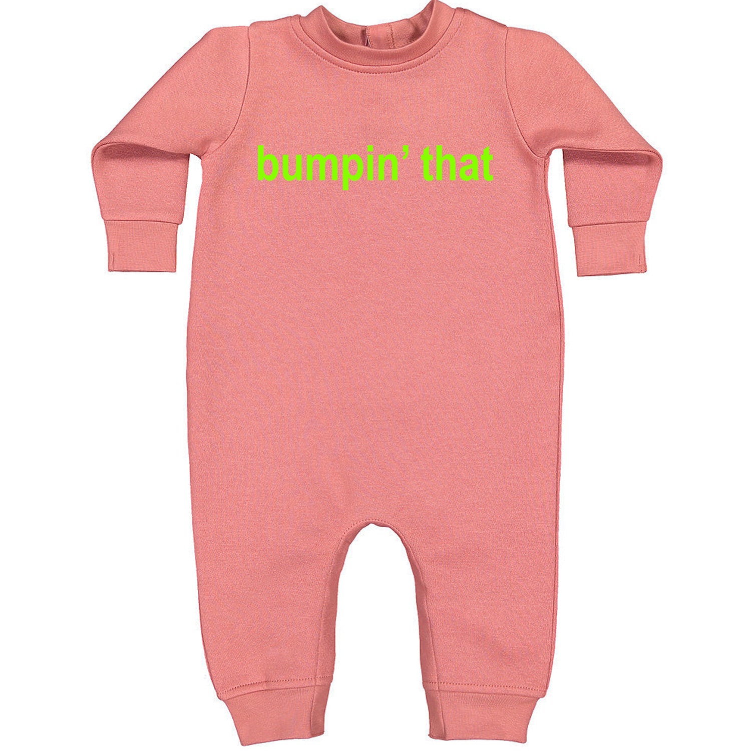 Bumpin' That Brat Music Toddler Hoodie And Infant Fleece Romper Mauve