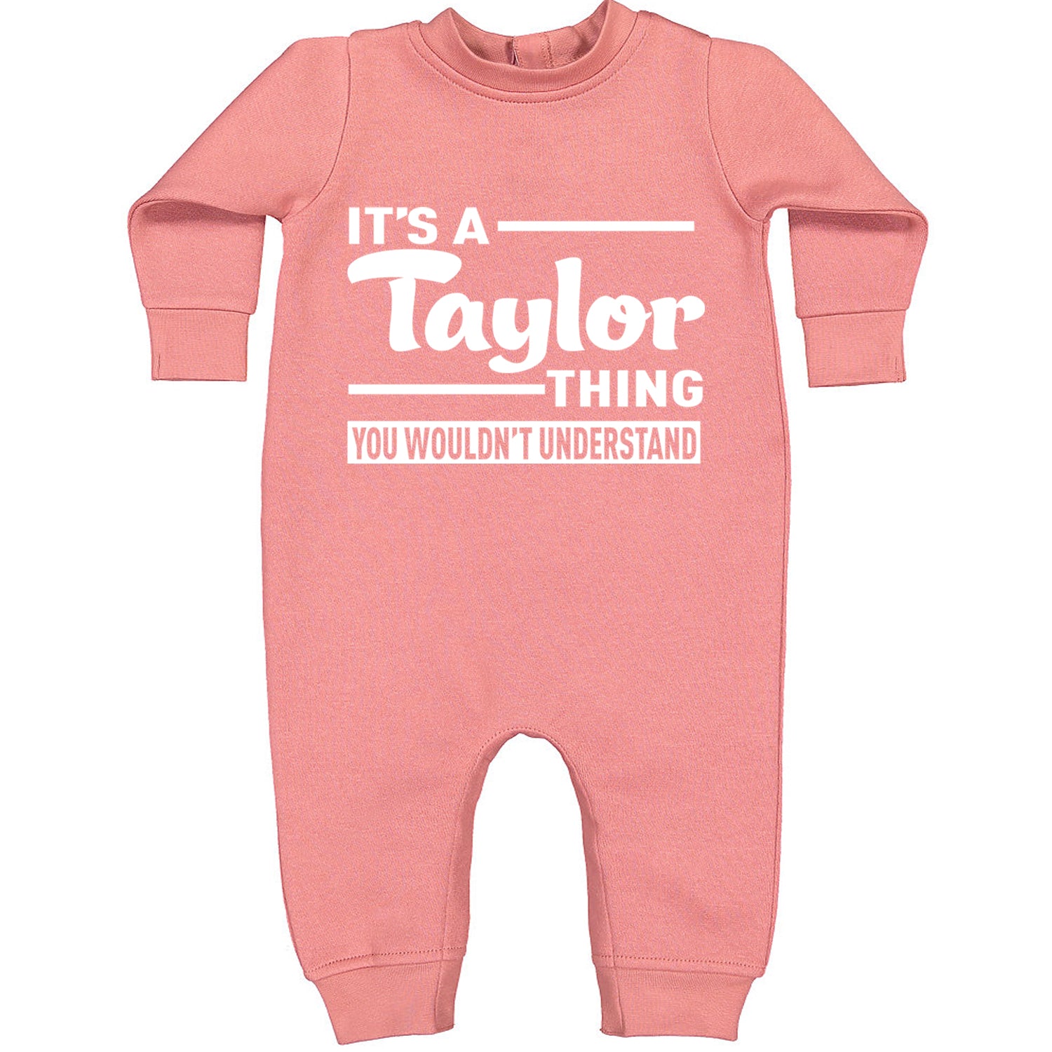 It's A Taylor Thing, You Wouldn't Understand TTPD Toddler Hoodie And Infant Fleece Romper Mauve