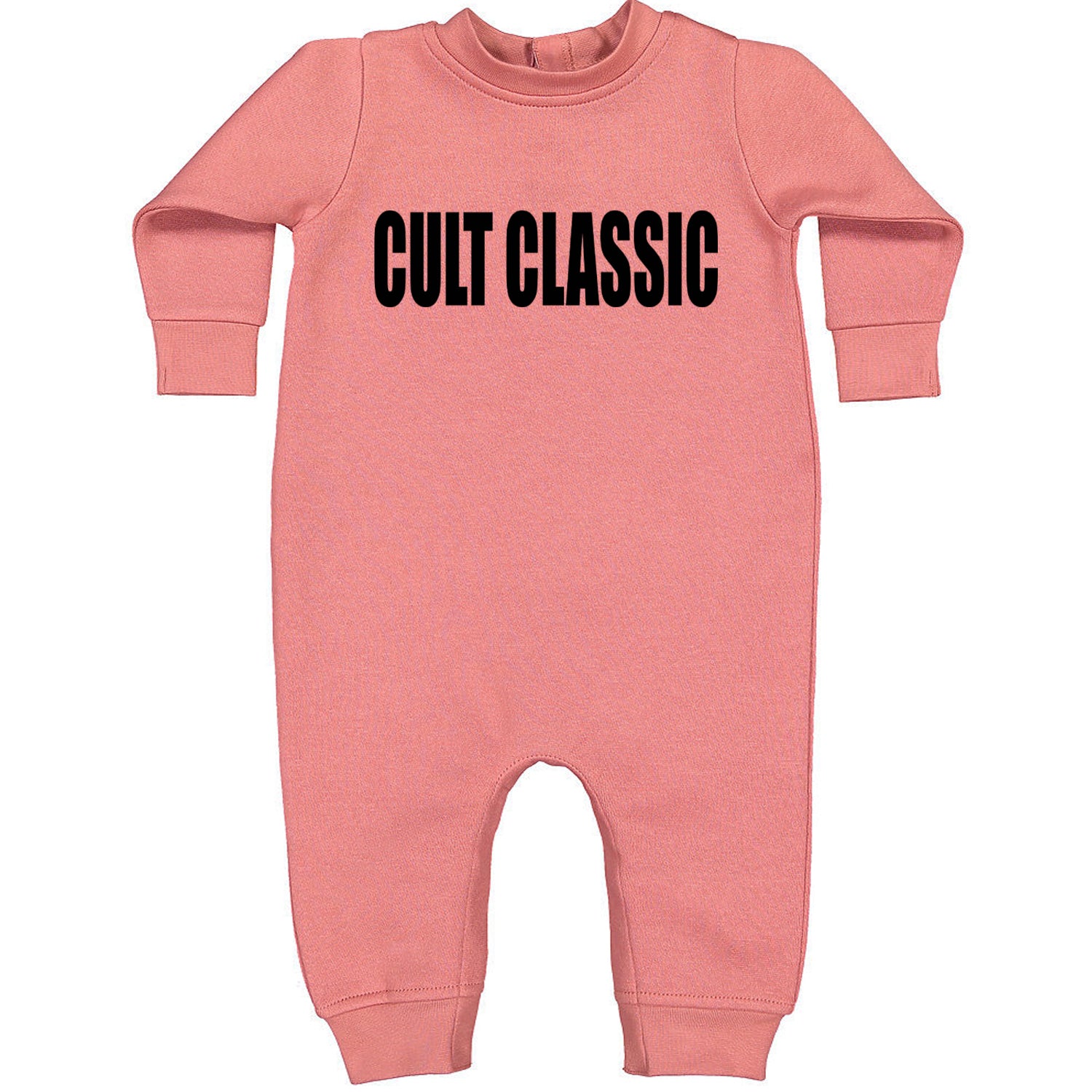 Cult Classic Pop Music Club Toddler Hoodie And Infant Fleece Romper Mauve