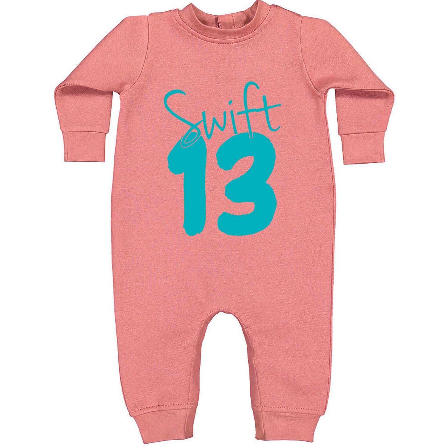 13 Swift 13 Lucky Number Era TTPD Toddler Hoodie And Infant Fleece Romper Mauve