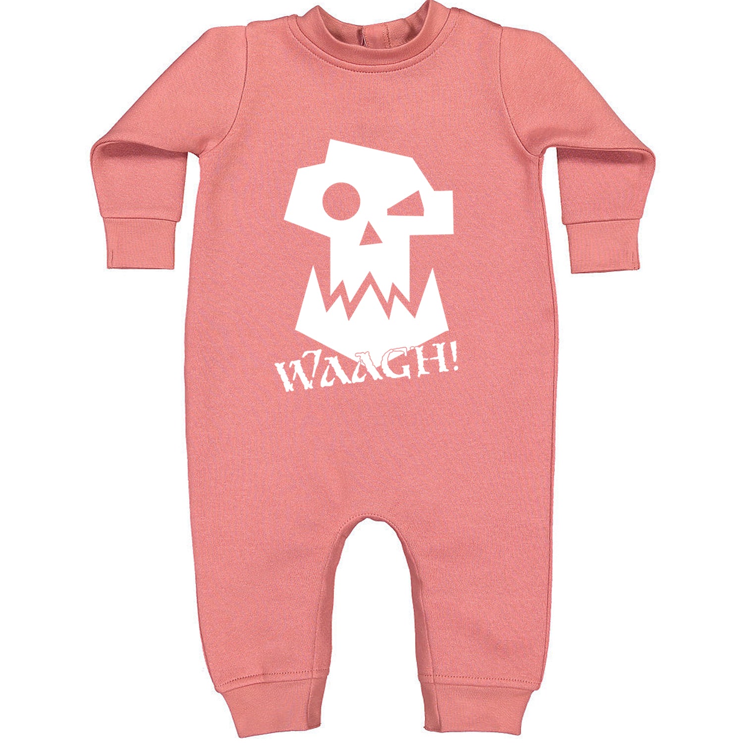 Ork Miniature Tabletop Wargaming Waagh Toddler Hoodie And Infant Fleece Romper Mauve