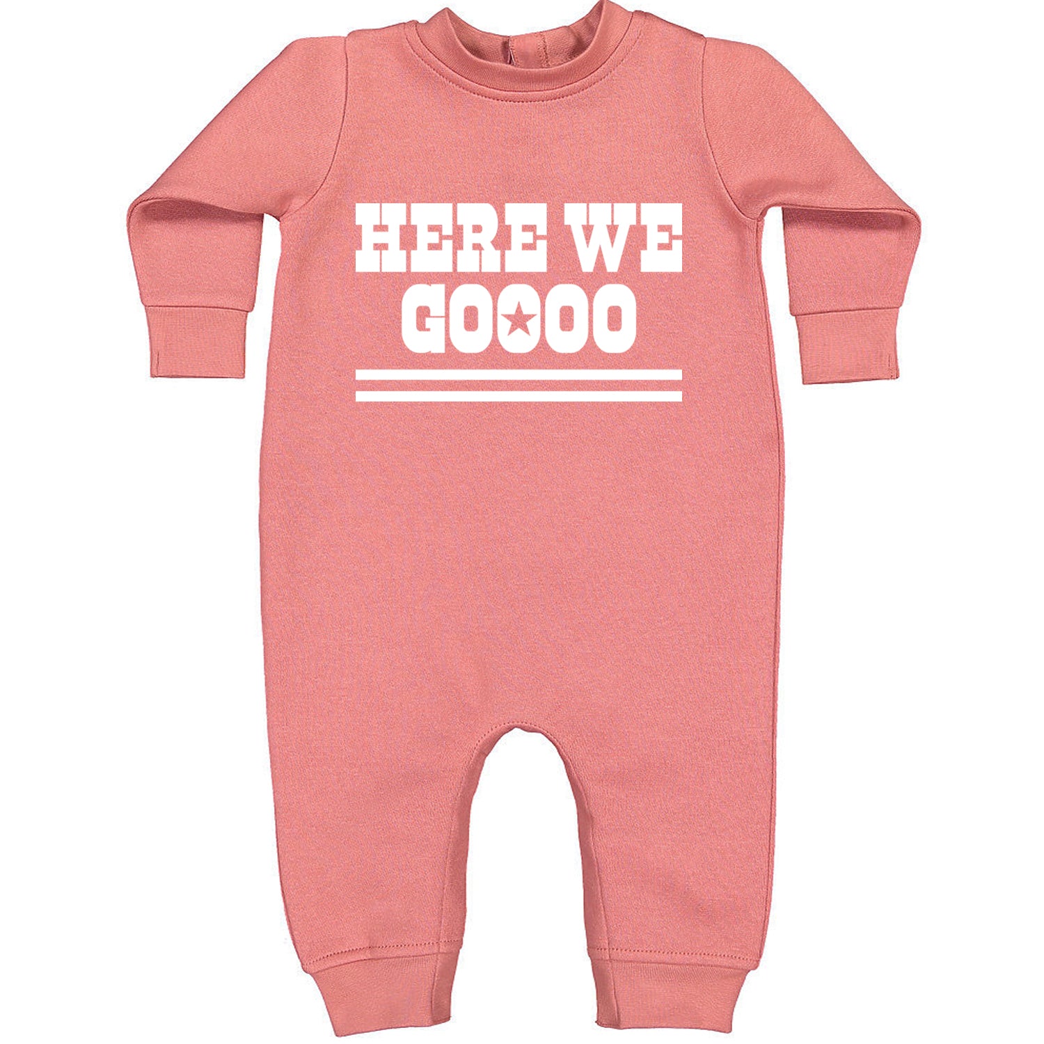 Here We Go Dem Boys Dallas Football Toddler Hoodie And Infant Fleece Romper Mauve