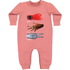 Tyson Jordan Jackson Iconic Michaels Toddler Hoodie And Infant Fleece Romper Mauve