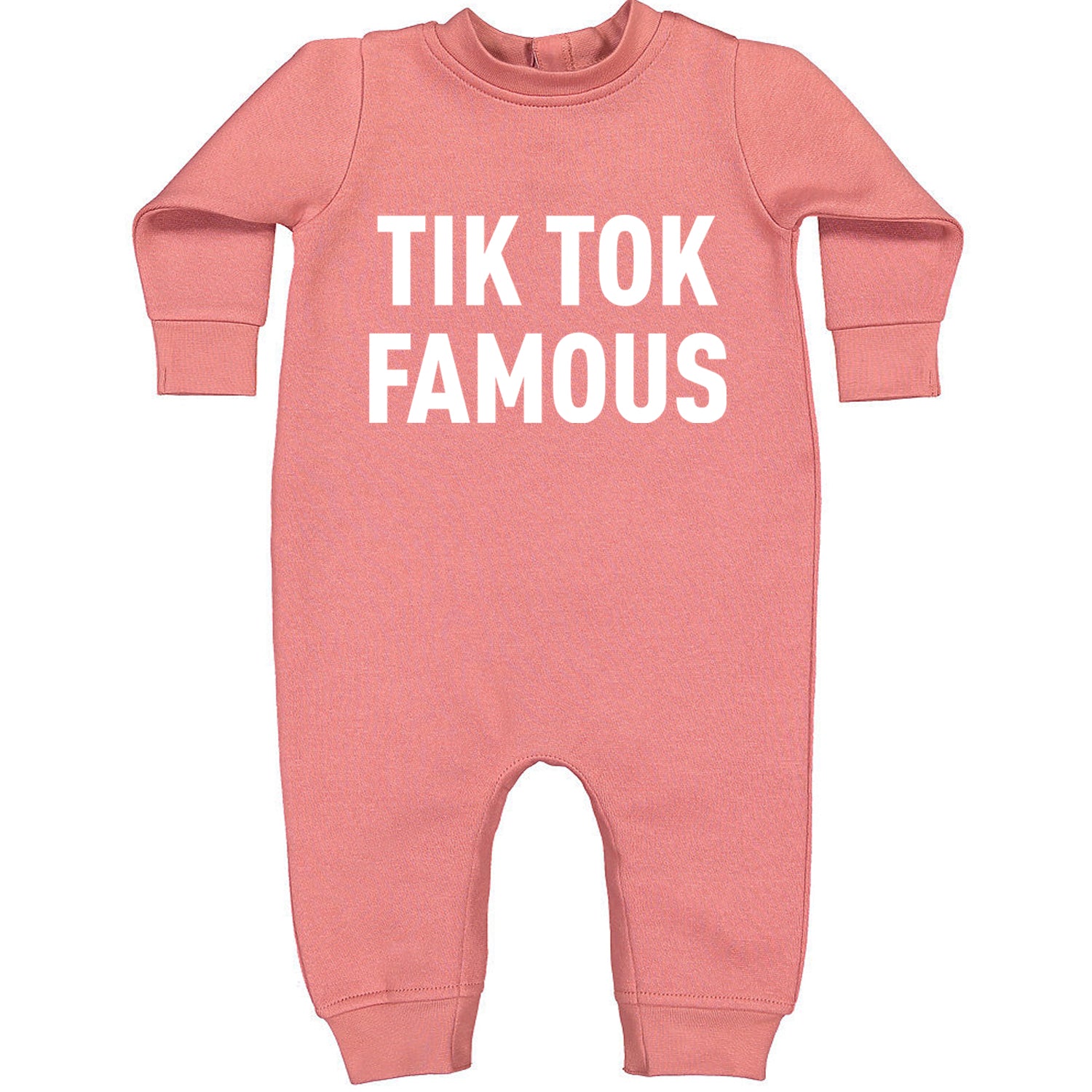 TikTok Famous Influencer Promoter Toddler Hoodie And Infant Fleece Romper Mauve