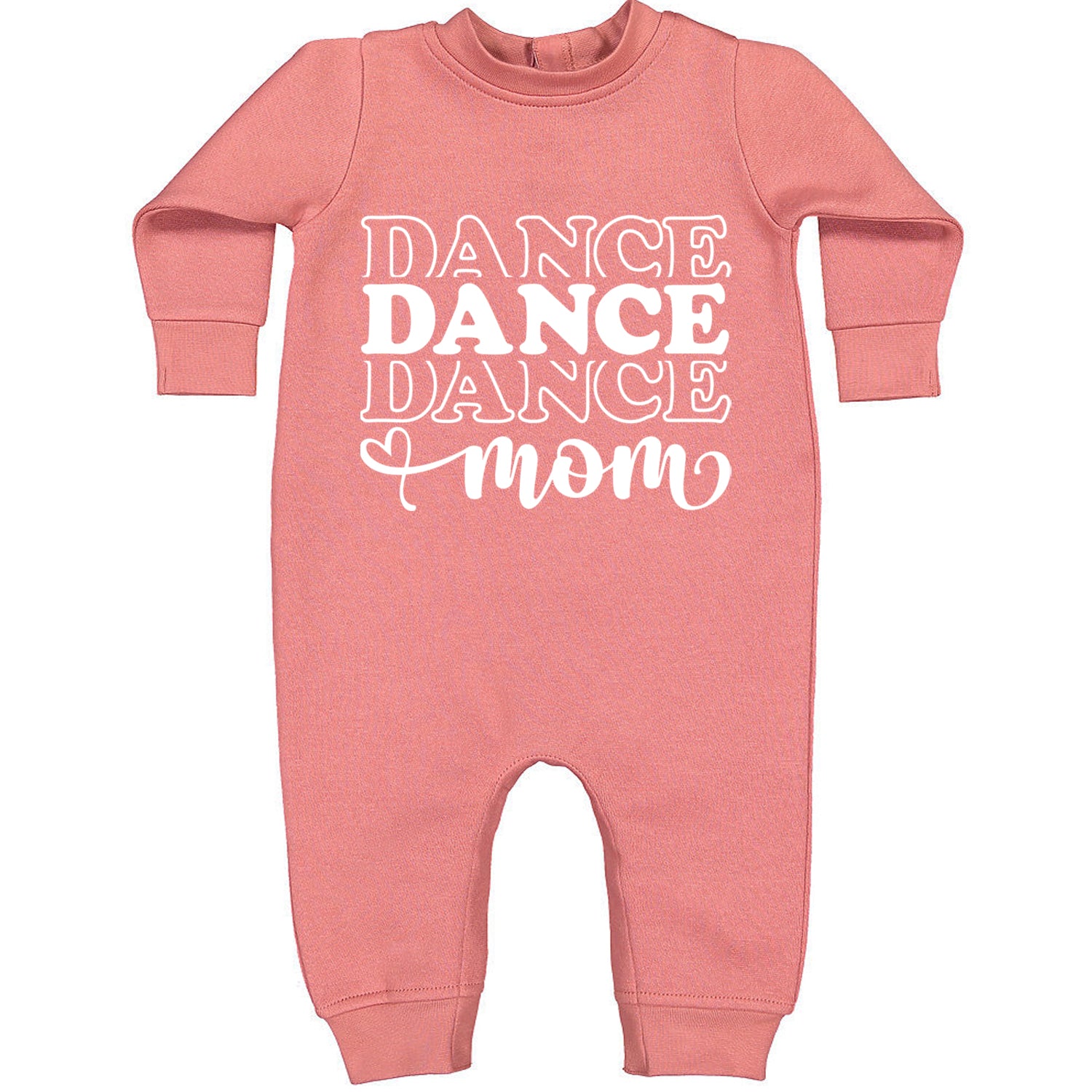 Dance Mom Toddler Hoodie And Infant Fleece Romper Mauve