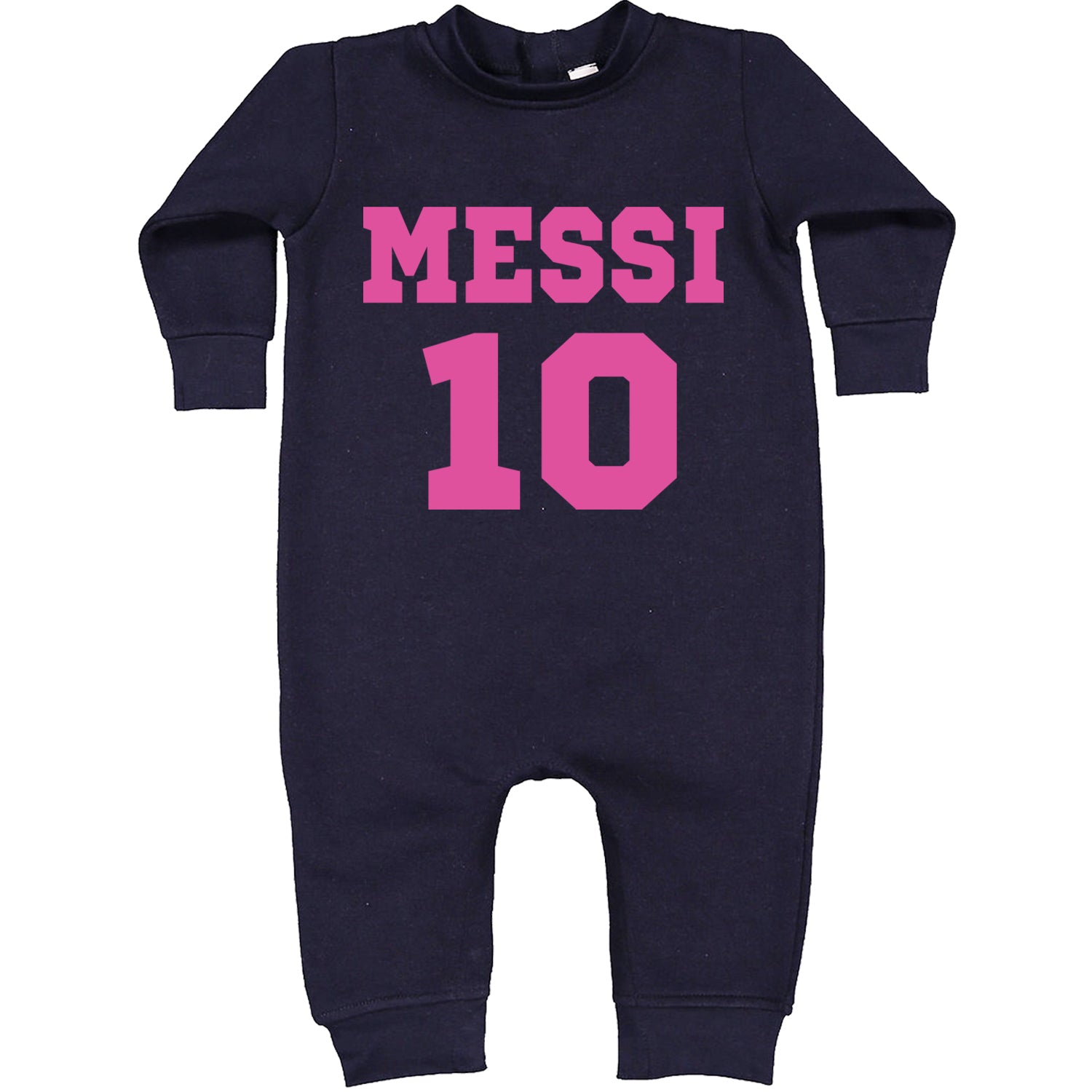 Messi World Soccer Futbol Messiami Toddler Hoodie And Infant Fleece Romper Navy Blue