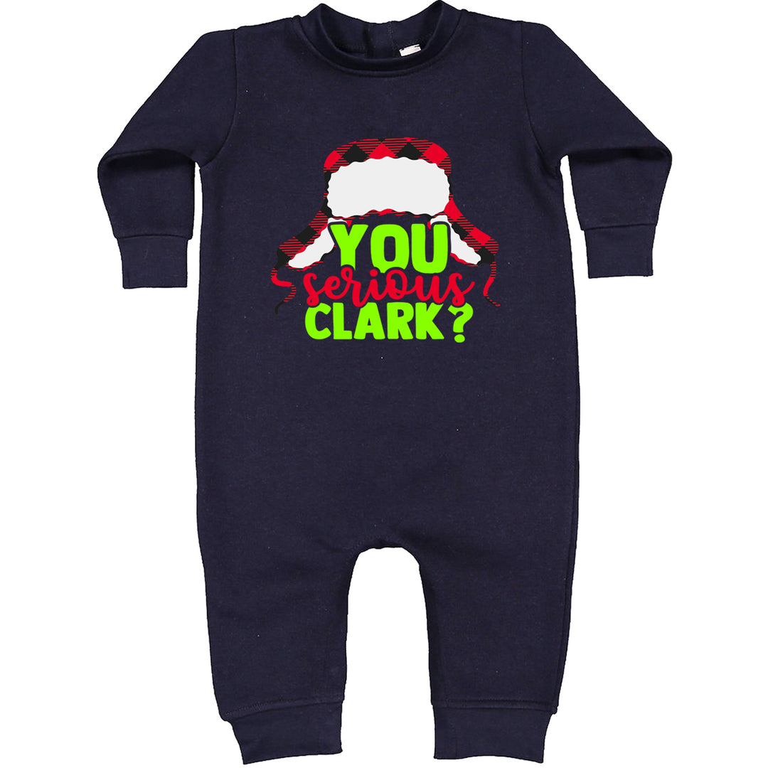 You Serious Clark? Griswold Toddler Hoodie And Infant Fleece Romper Navy Blue