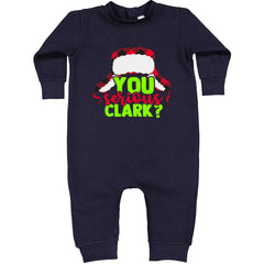 You Serious Clark? Griswold Toddler Hoodie And Infant Fleece Romper Navy Blue