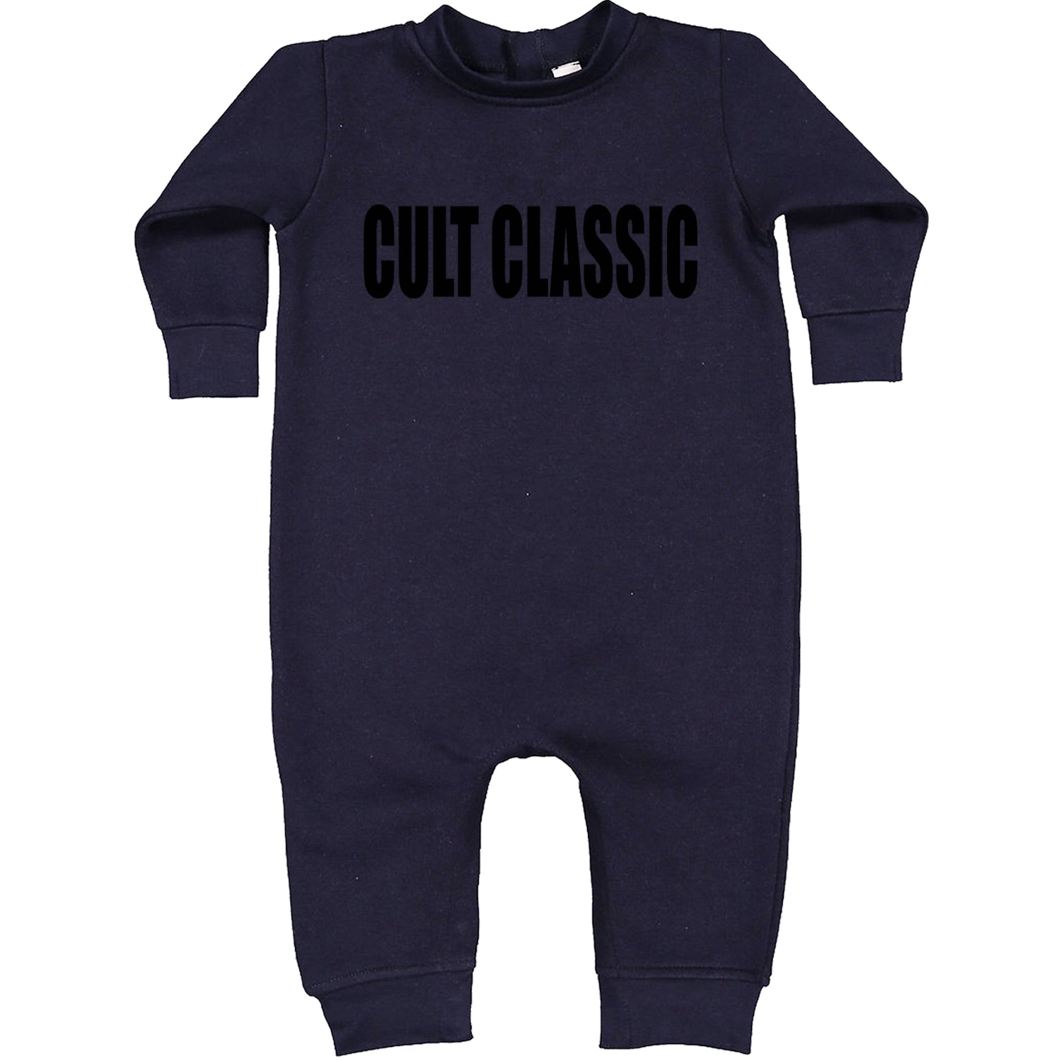 Cult Classic Pop Music Club Toddler Hoodie And Infant Fleece Romper Navy Blue