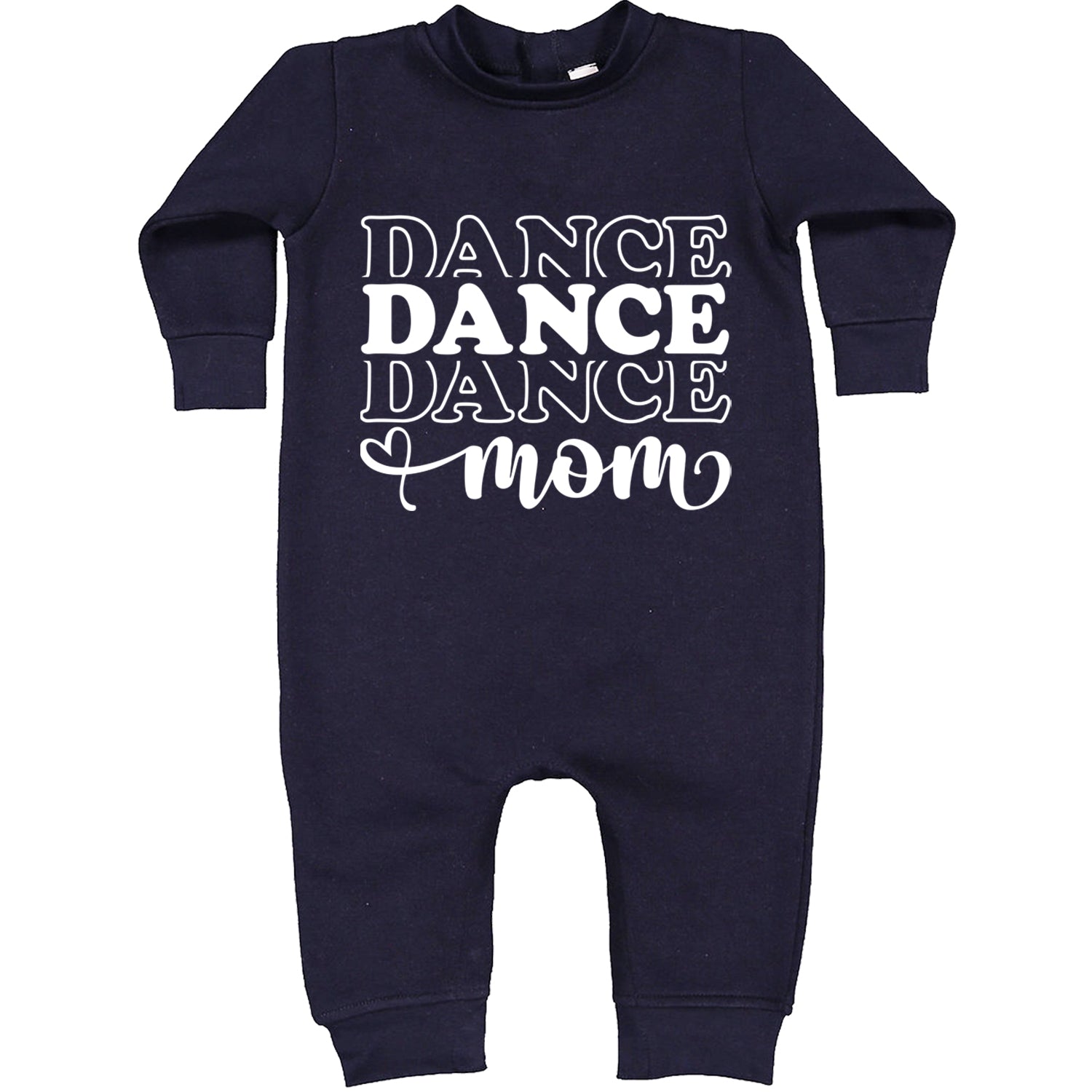 Dance Mom Toddler Hoodie And Infant Fleece Romper Navy Blue