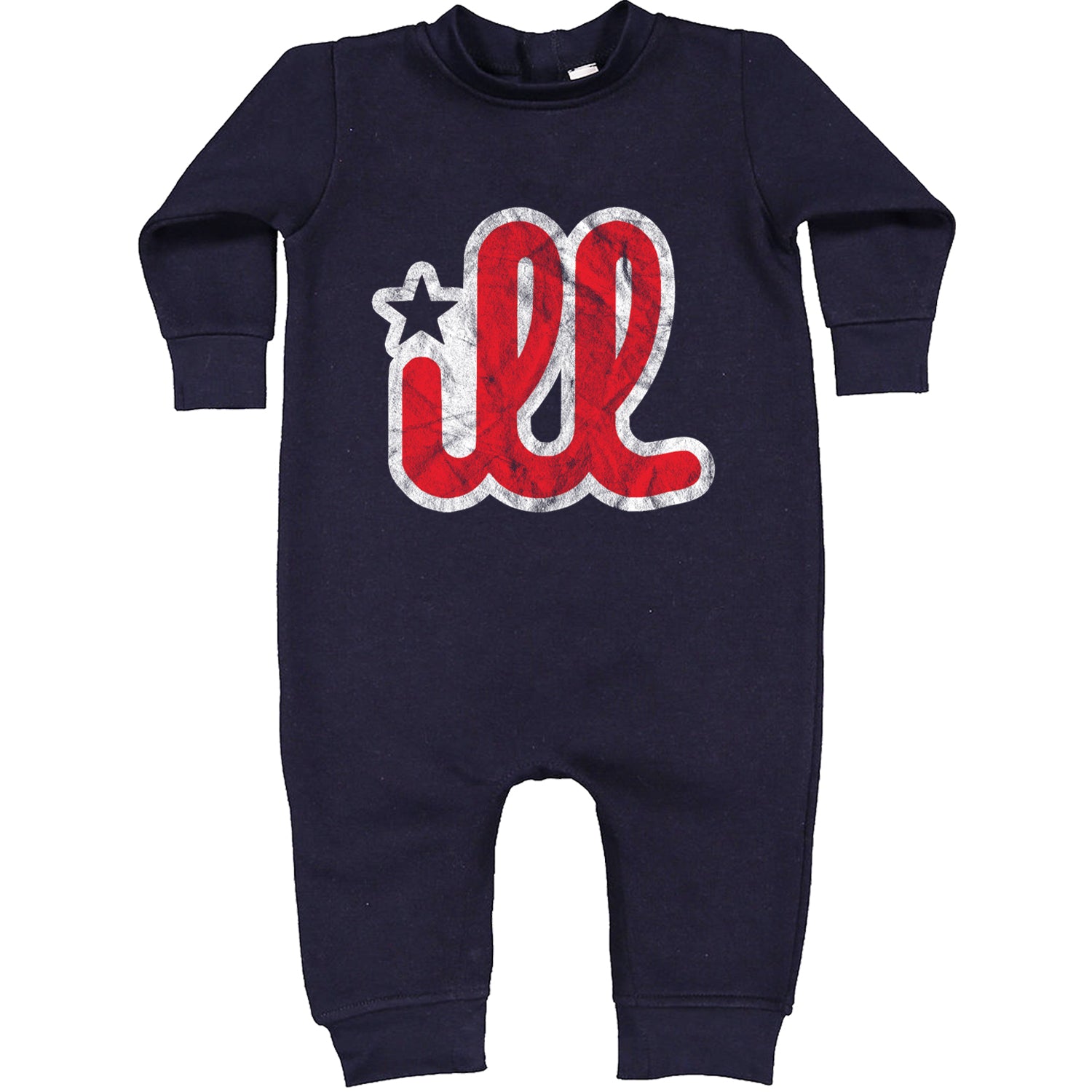 ILL Vintage It's A Philadelphia Philly Thing Toddler Hoodie And Infant Fleece Romper Navy Blue